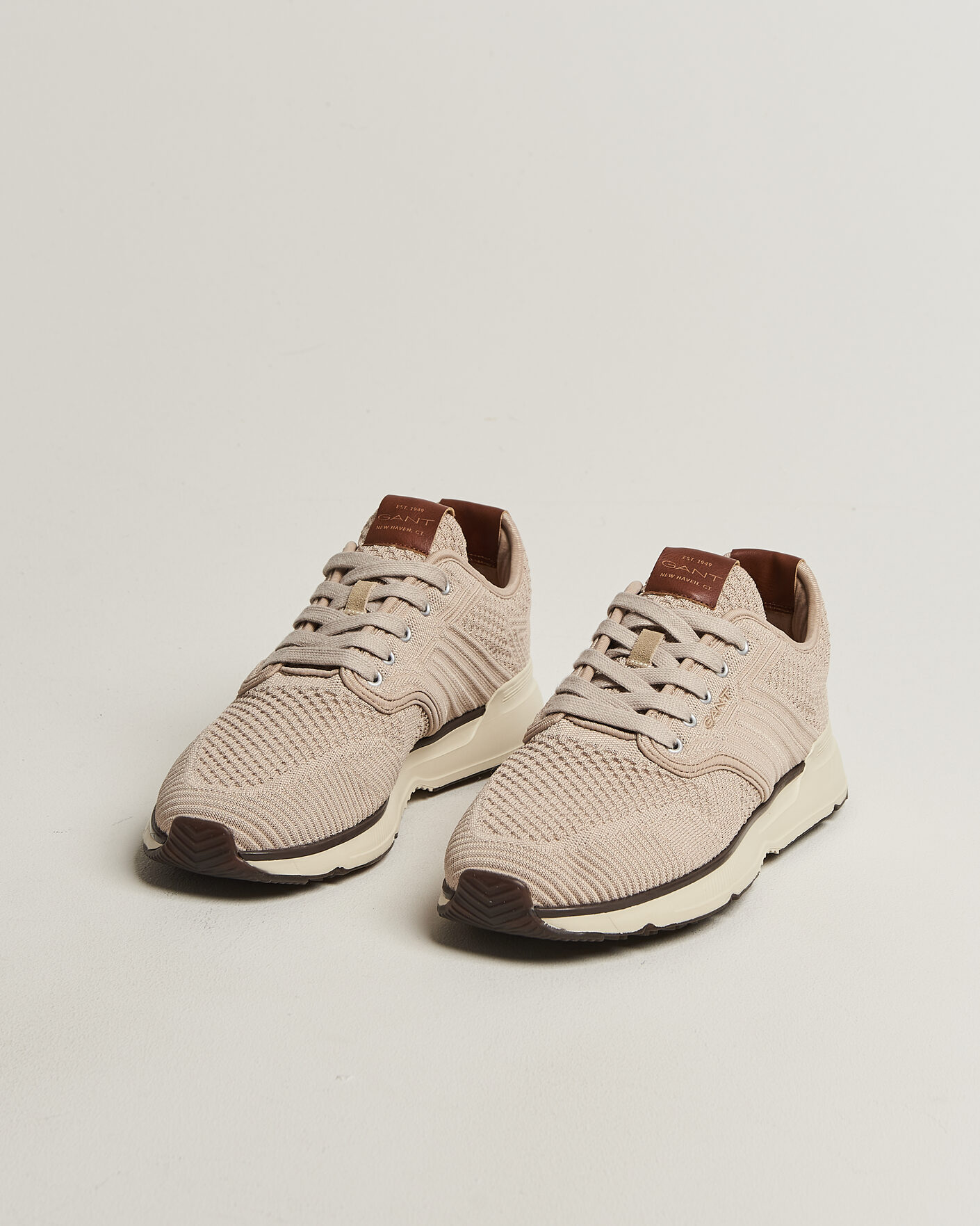 Mies | Tennarit | Gant | Beeker Running Sneaker Taupe