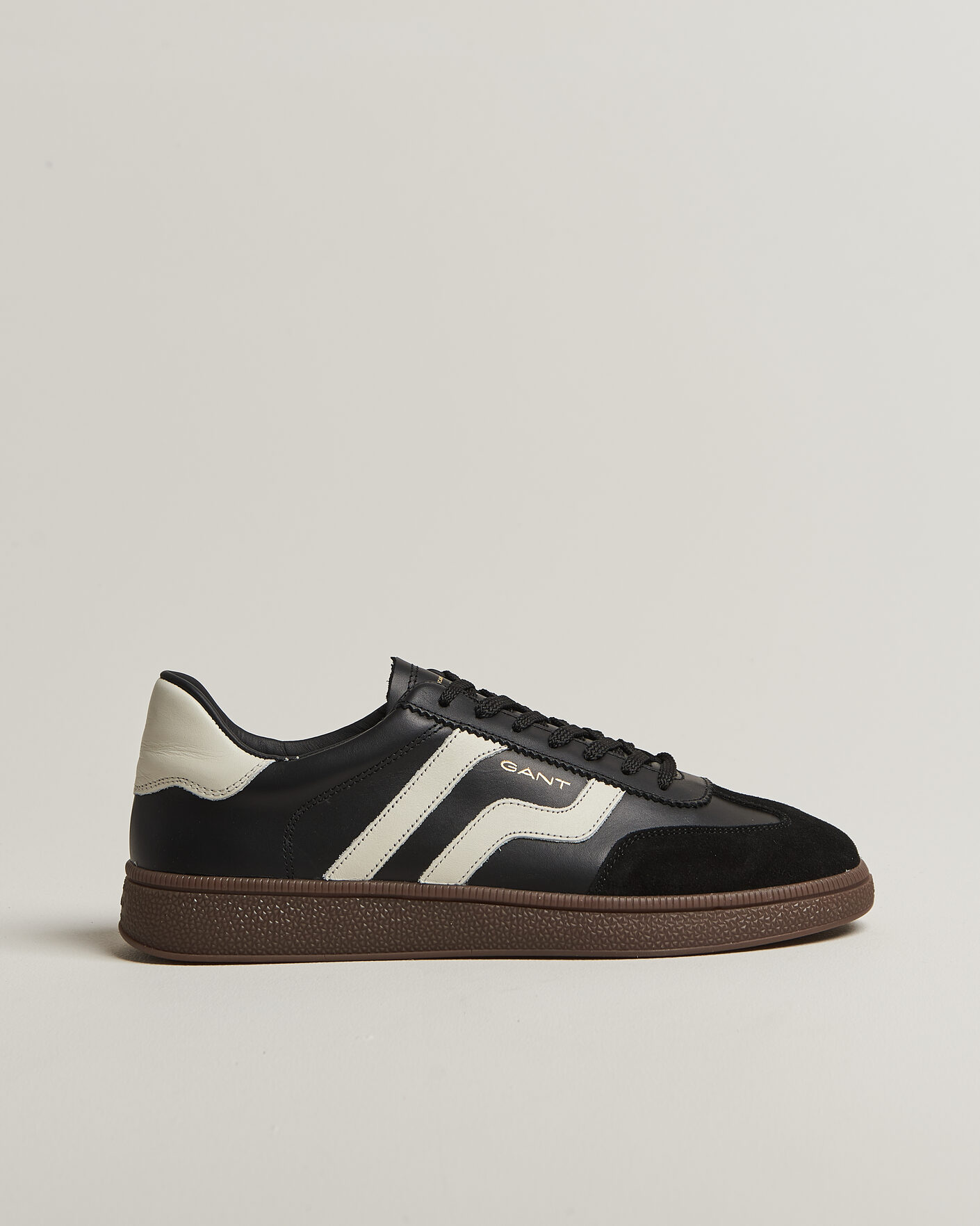 Mies | Tennarit | Gant | Cuzmo Leather/Suede Sneaker Black/White
