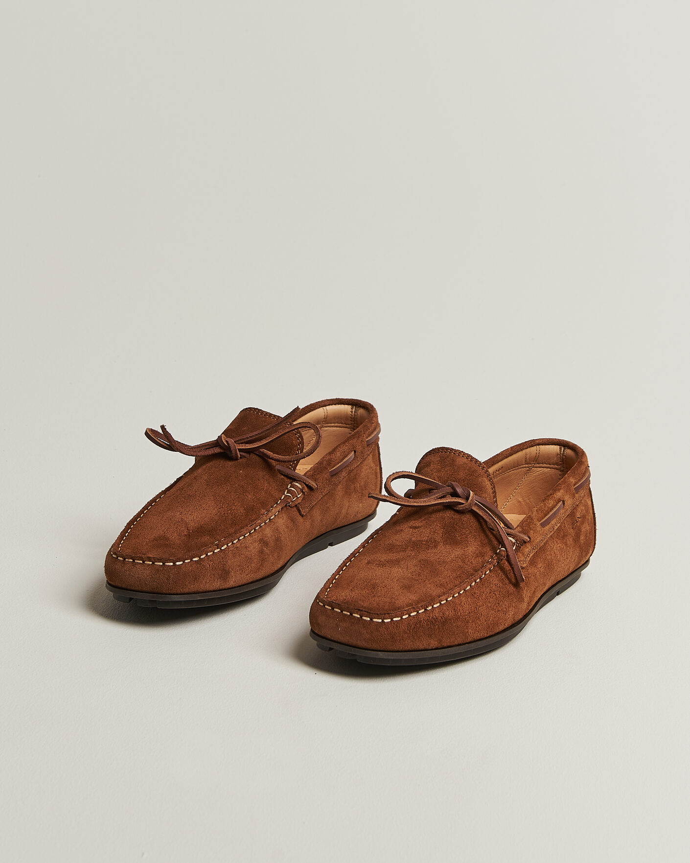 Mies | Mokkasiinit | Gant | Wilmon Laced Suede Car Shoe Cognac