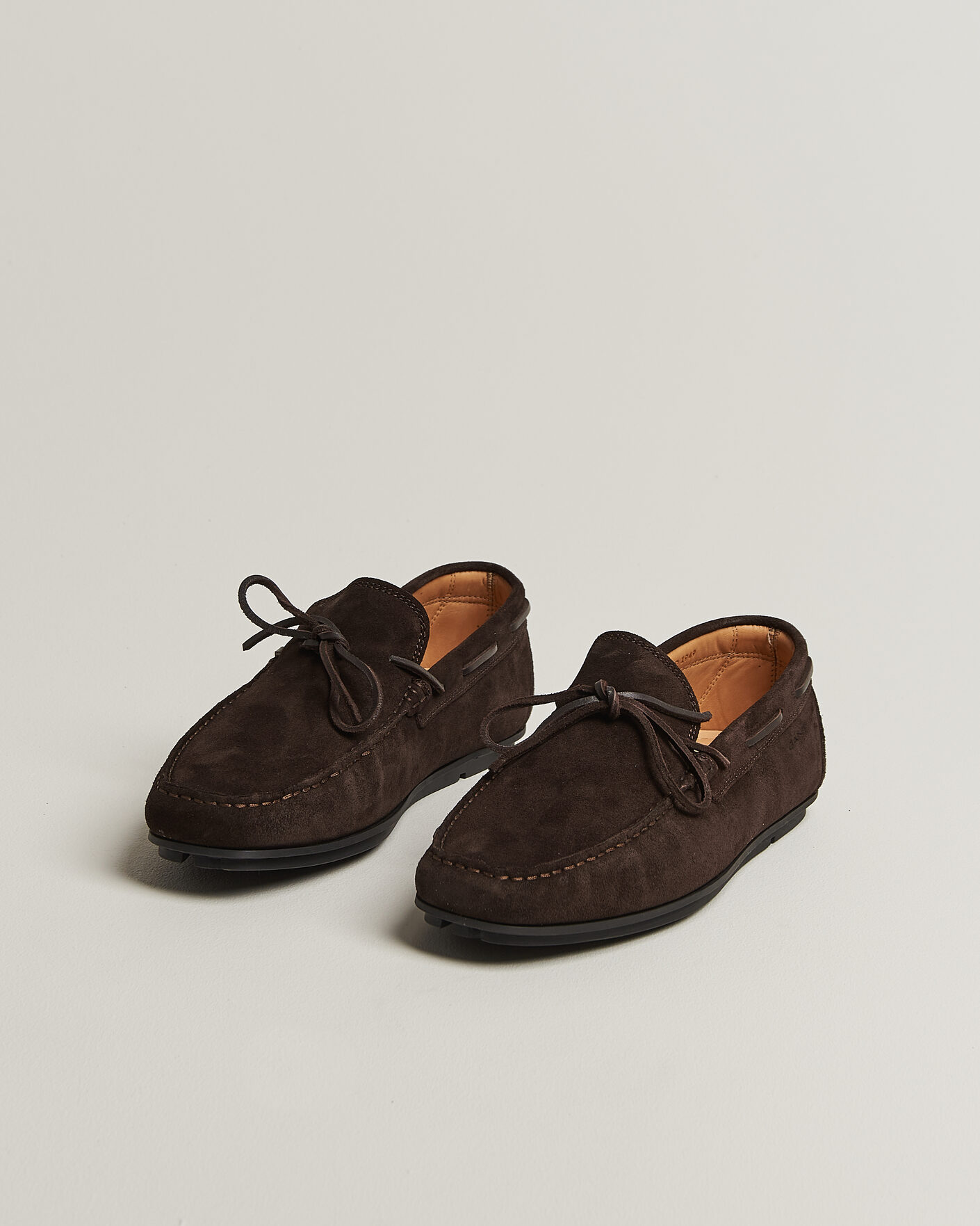 Mies | Mokkasiinit | Gant | Wilmon Laced Suede Car Shoe Dark Brown