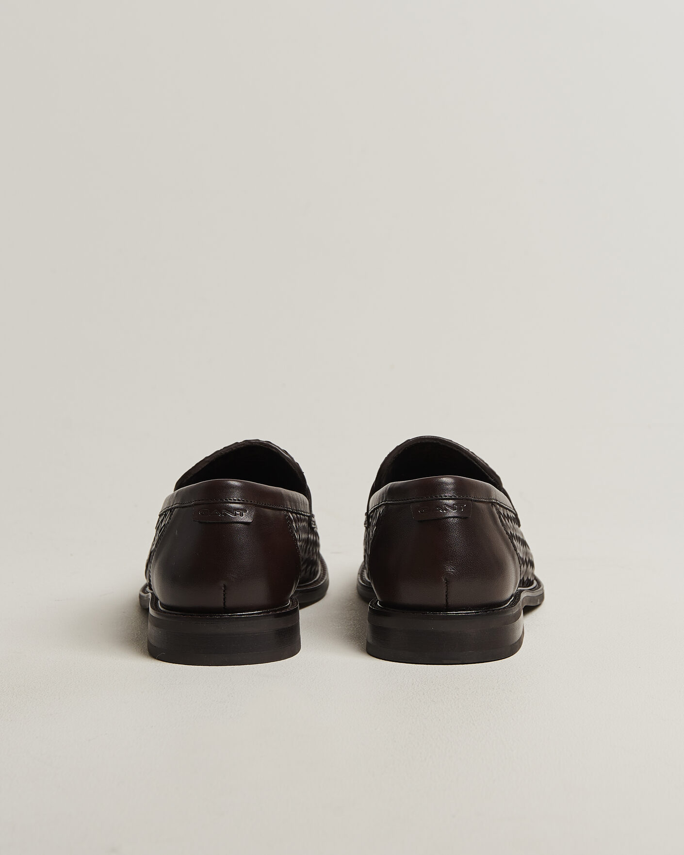 Mies | Loaferit | Gant | Lozham Braided Leather Loafer Dark Brown
