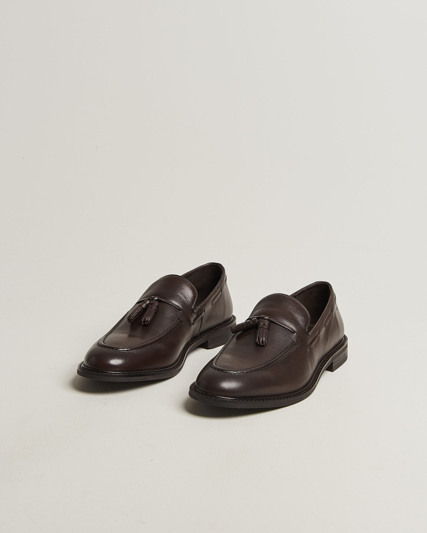 Mies | Loaferit | GANT | Lozham Leather Tassle Loafer Dark Brown