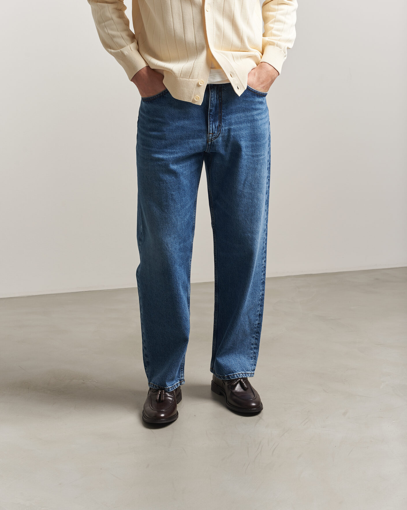 Mies | Loaferit | GANT | Lozham Leather Tassle Loafer Dark Brown