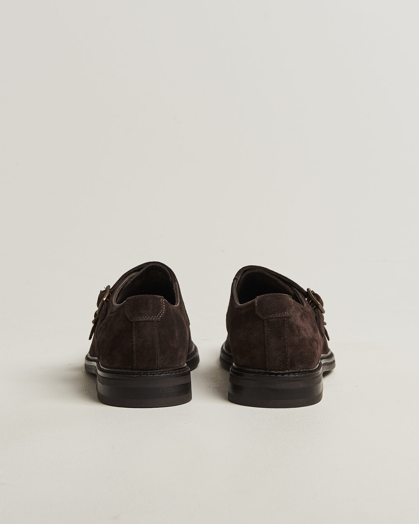 Mies | Solkikengät | Gant | Bidford Suede Double Monkstrap Dark Brown
