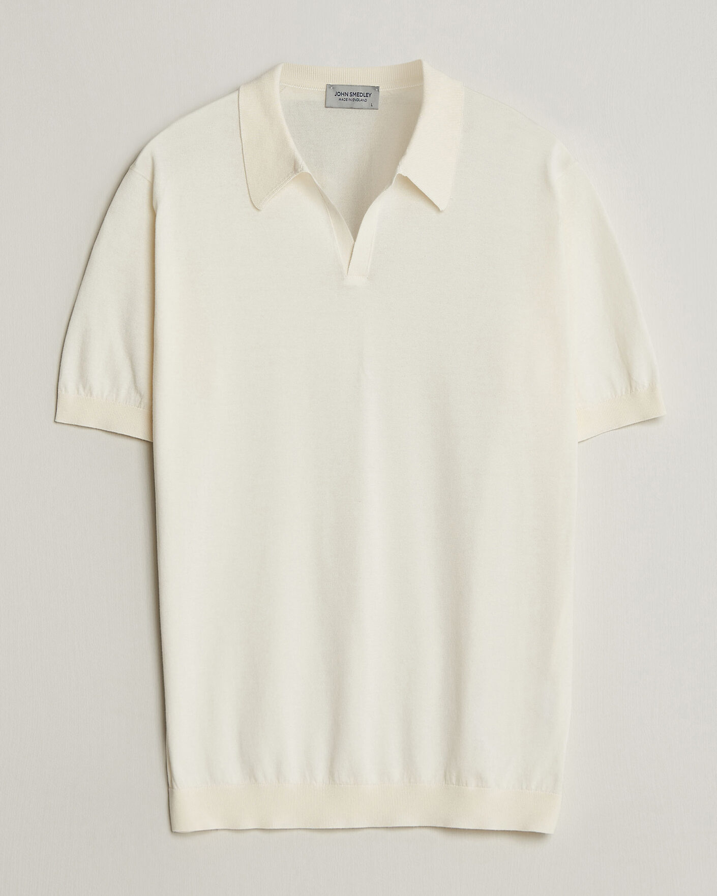 Mies | Pikeet | John Smedley | Noah Open Collar Sea Island Polo Starch