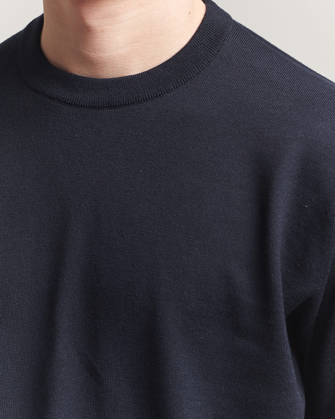 Mies | T-paidat | John Smedley | Tindall Sea Island Cotton T-Shirt Navy