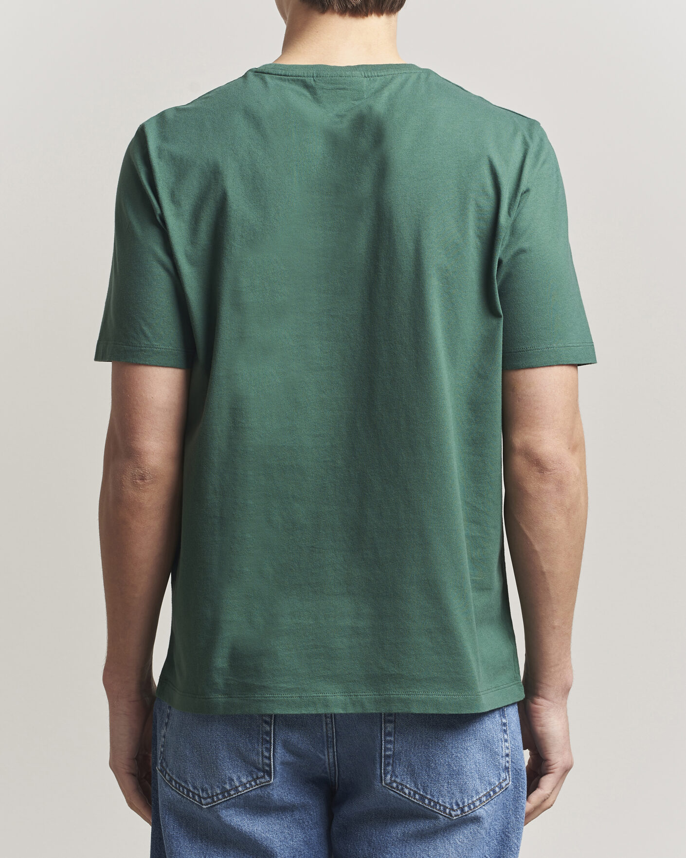 Mies | T-paidat | Maison Kitsuné | Fox Head T-Shirt Bottle Green