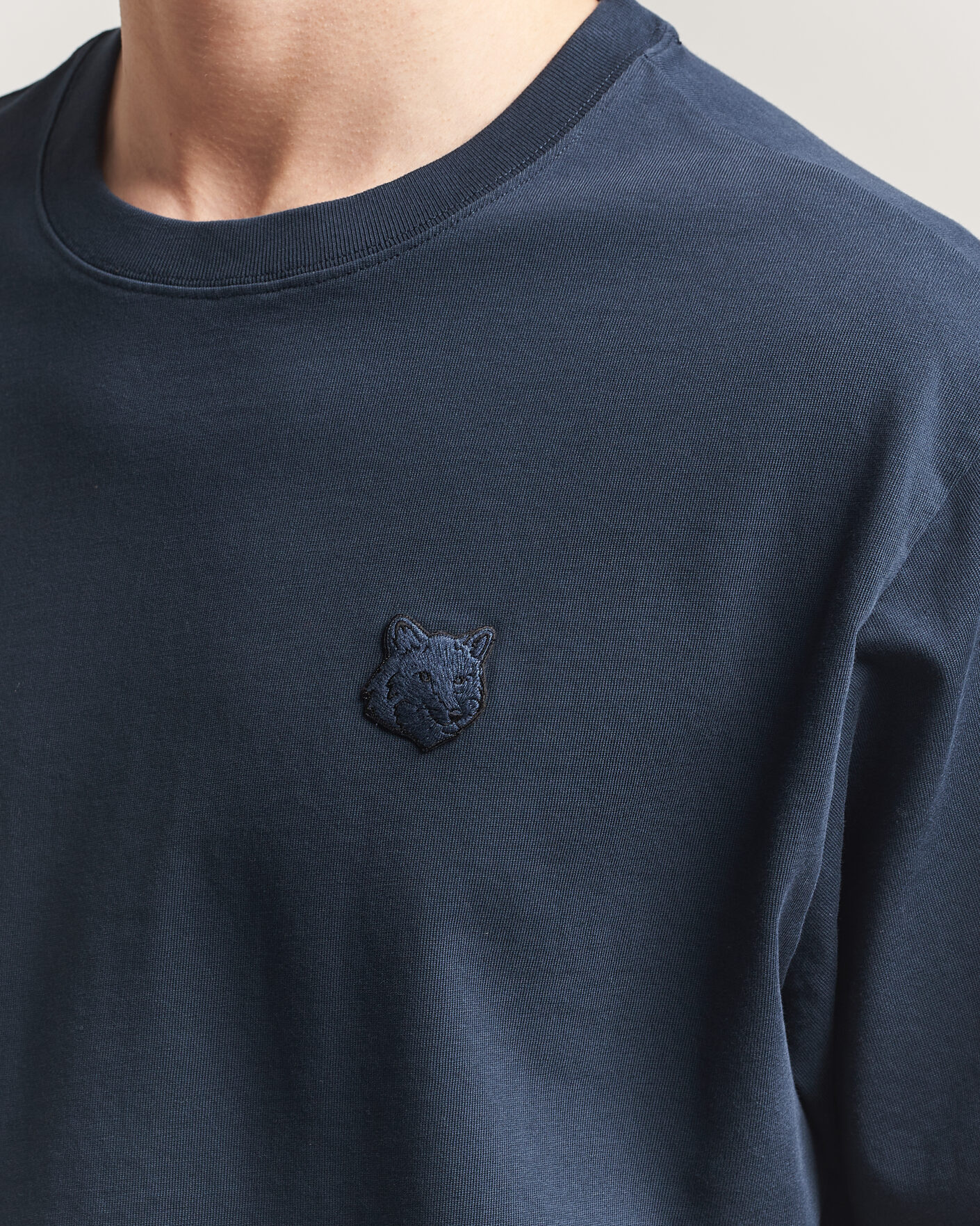 Mies | T-paidat | Maison Kitsuné | Tonal Fox Head T-Shirt Navy