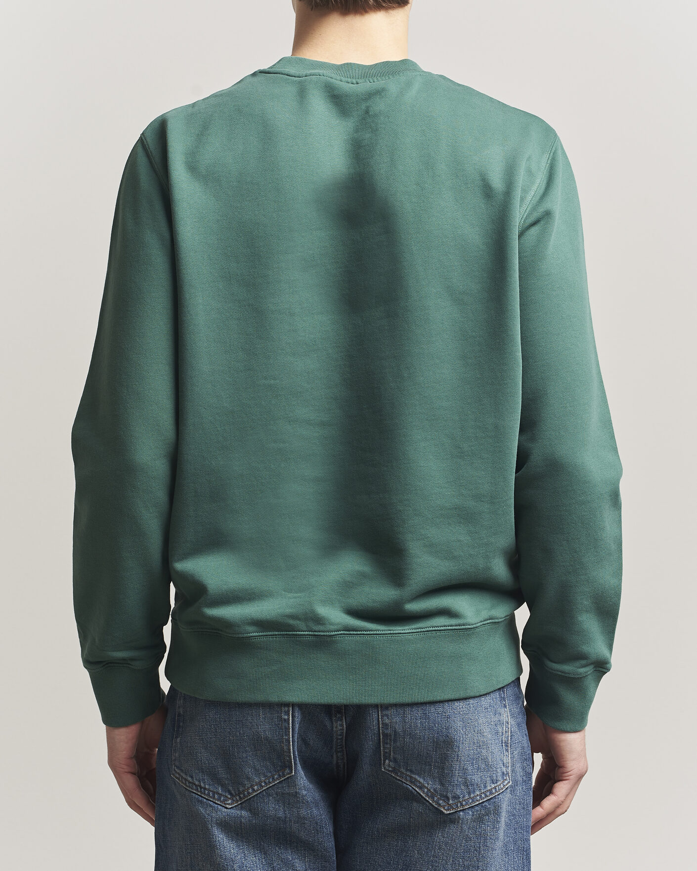 Mies | Puserot | Maison Kitsuné | Fox Head Sweatshirt Bottle Green