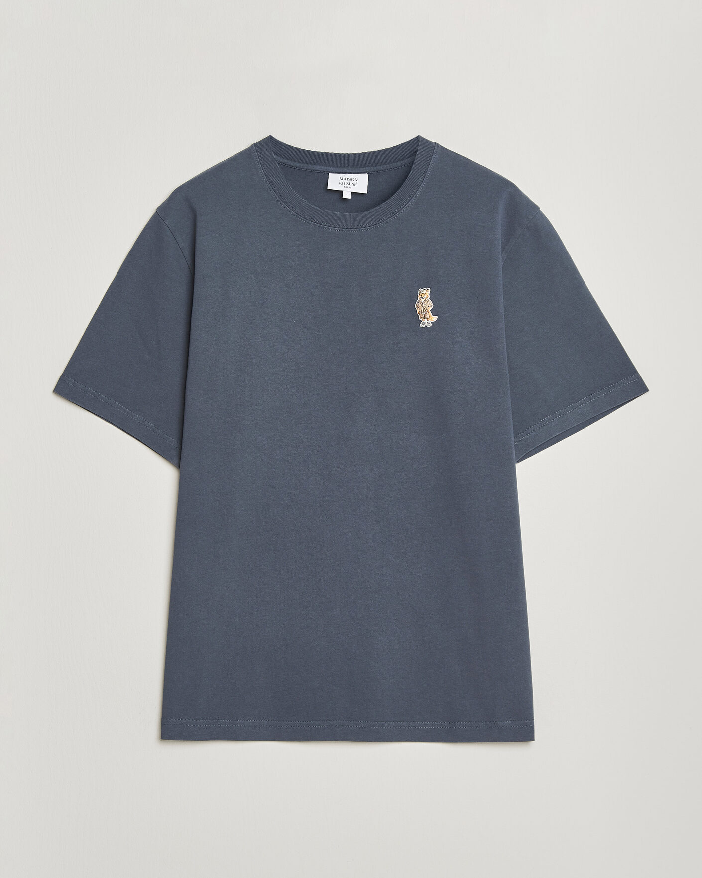 Mies | T-paidat | Maison Kitsuné | Dressed Fox T-Shirt Shadow Blue
