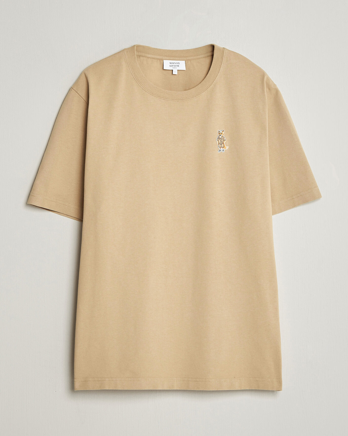Mies | T-paidat | Maison Kitsuné | Dressed Fox T-Shirt Roasted Almond