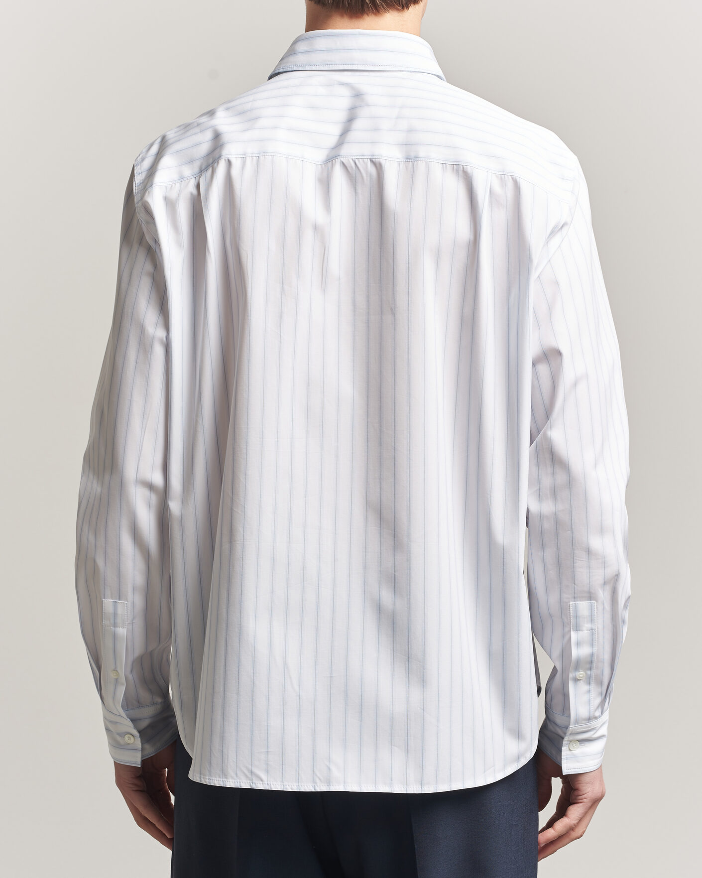 Mies | Kauluspaidat | Maison Kitsuné | Casual Striped Shirt Blue/White