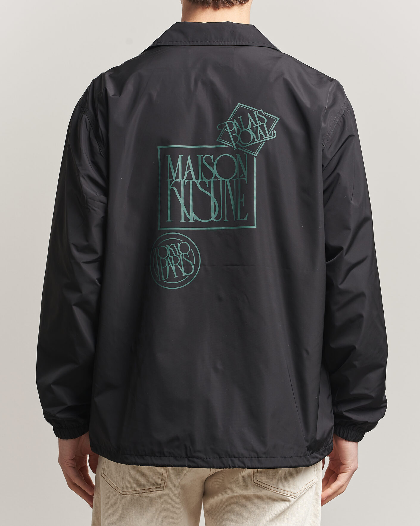 Mies | Takit | Maison Kitsuné | Tonal Fox Head Coach Jacket Black