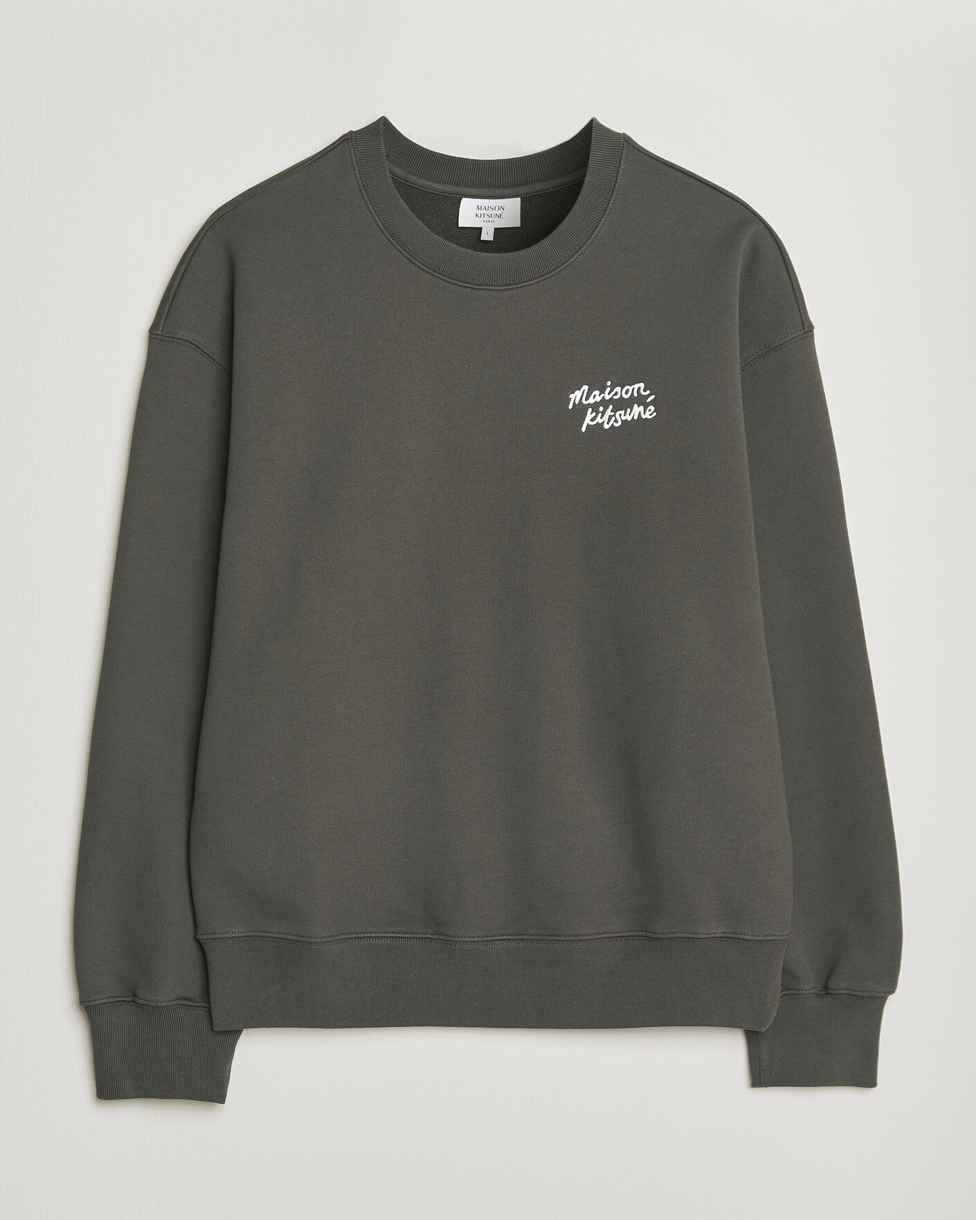 Mies | Puserot | Maison Kitsuné | Handwriting Sweatshirt Beluga