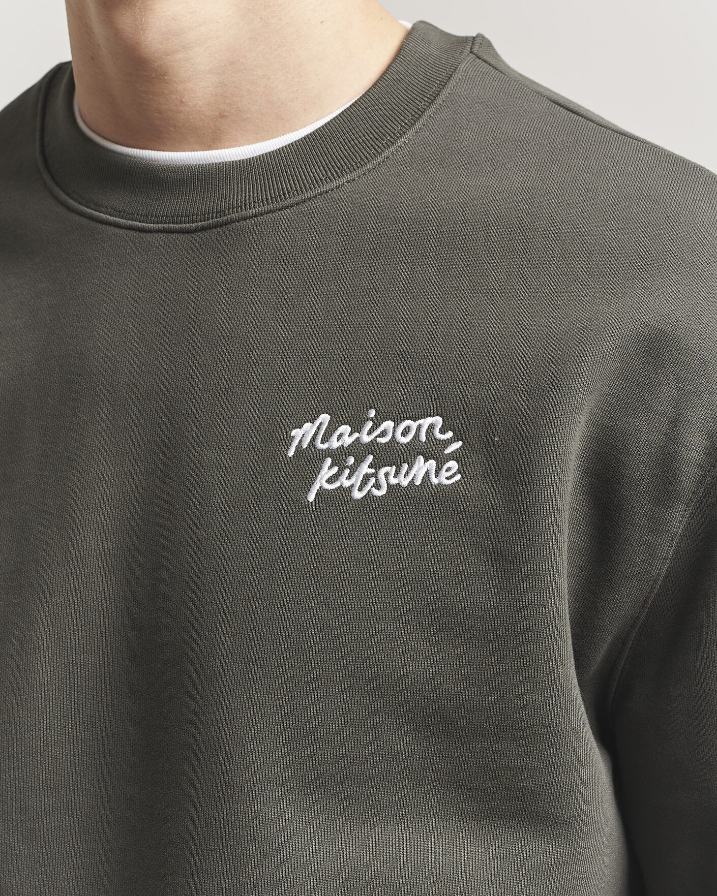 Mies | Puserot | Maison Kitsuné | Handwriting Sweatshirt Beluga