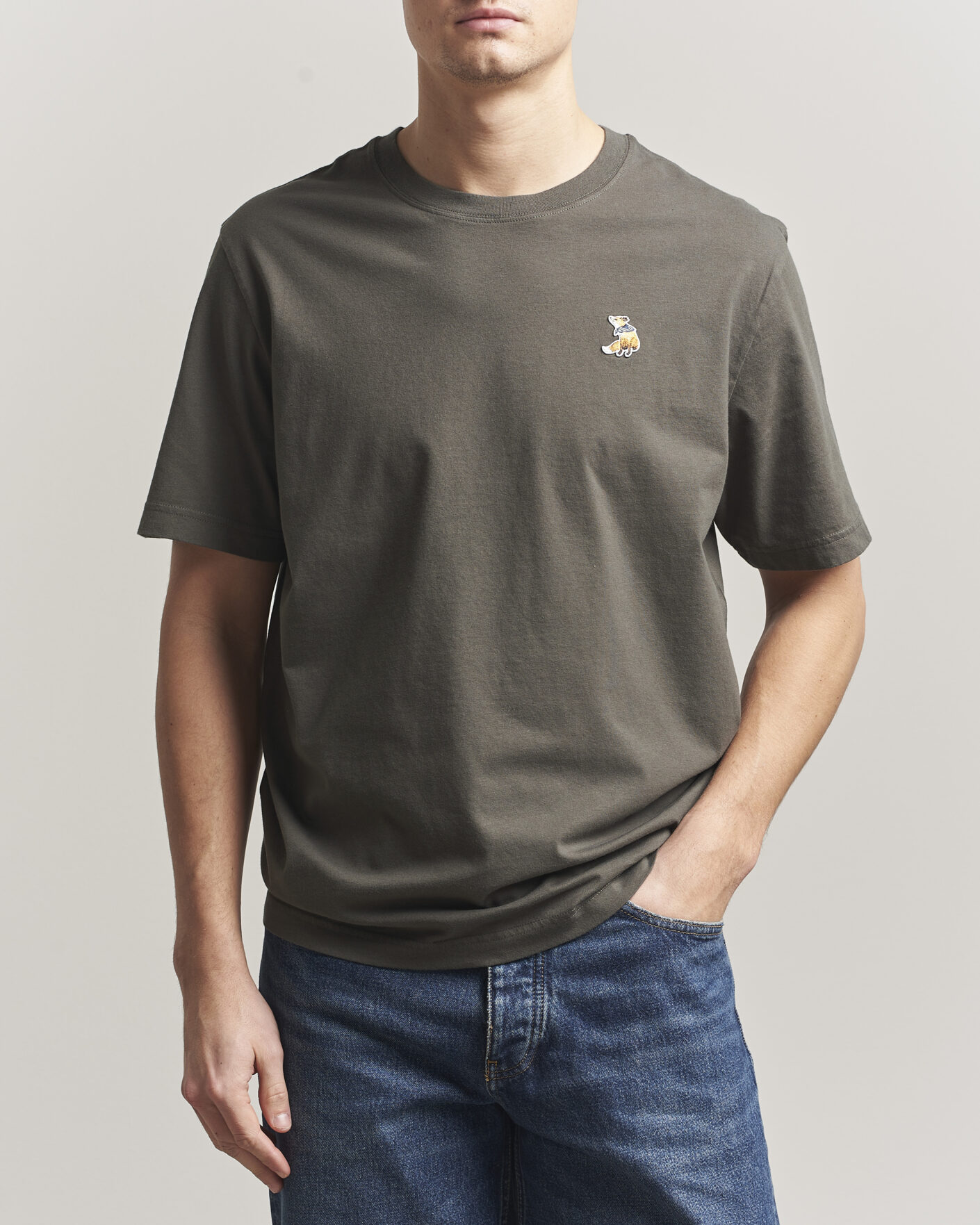 Mies | T-paidat | Maison Kitsuné | Dreaming Fox T-Shirt Beluga