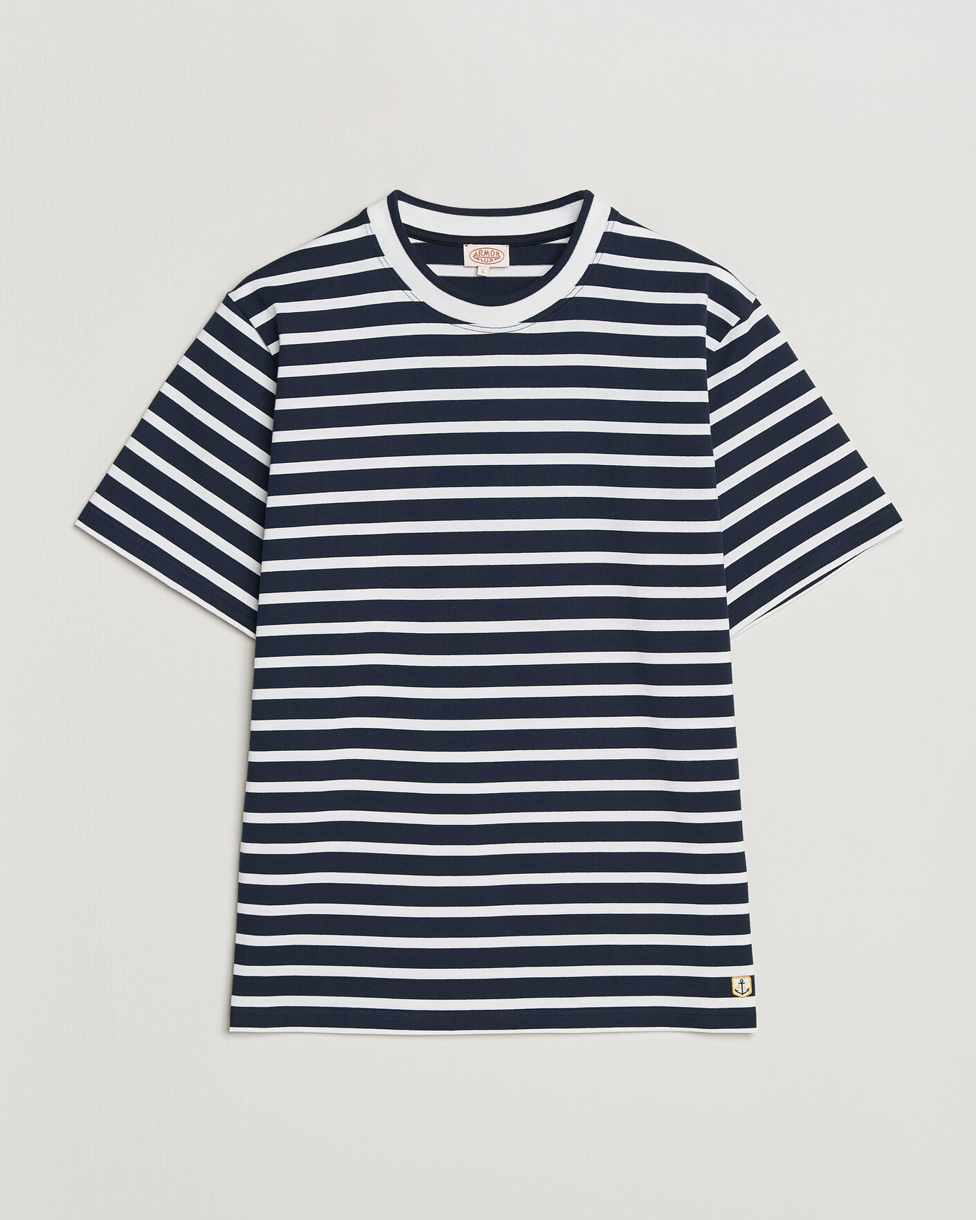 Miehet |  | Armor-lux | Heritage Callac Stripe T-Shirt Marine/Blanc