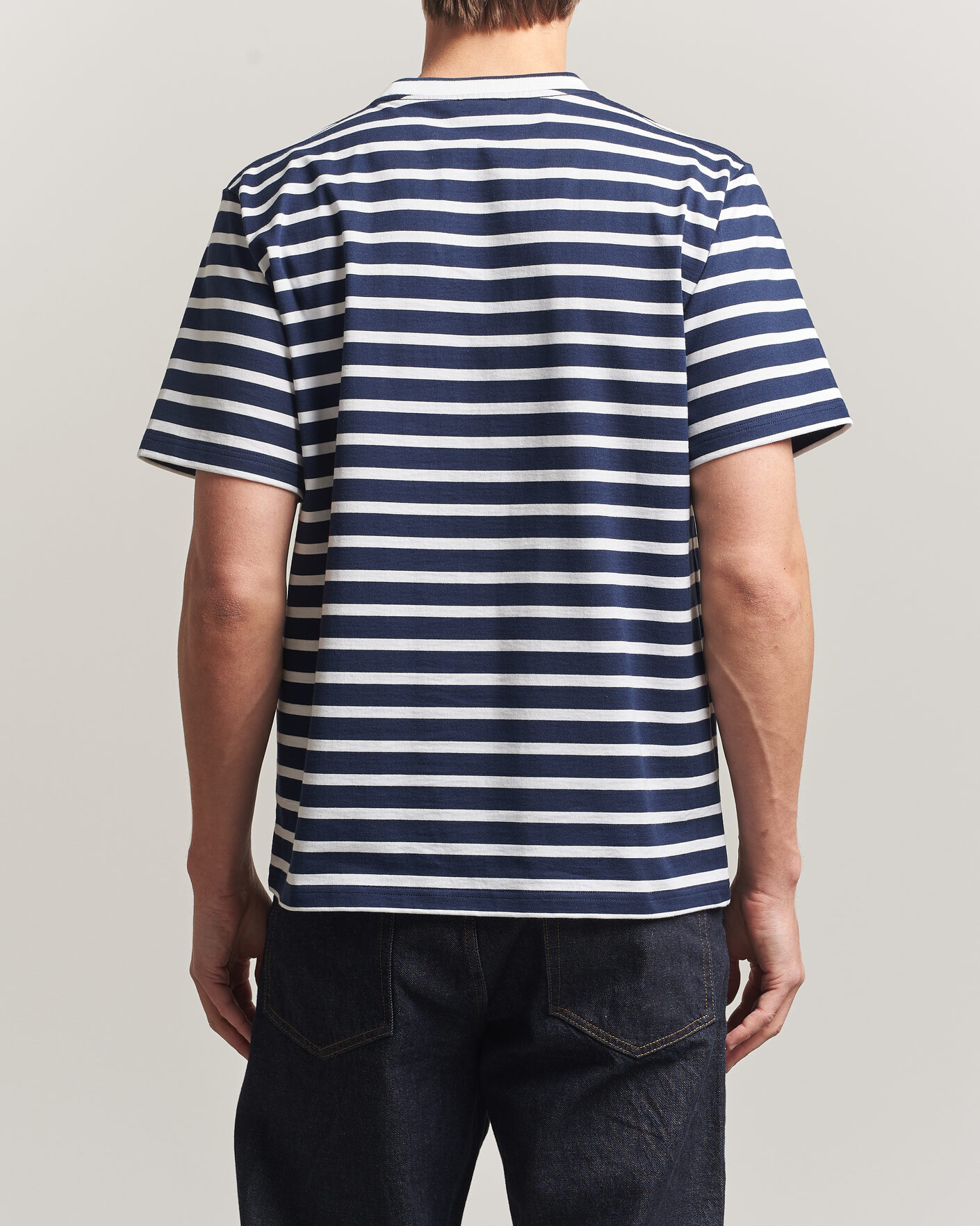 Mies | T-paidat | Armor-lux | Heritage Callac Stripe T-Shirt Marine/Blanc