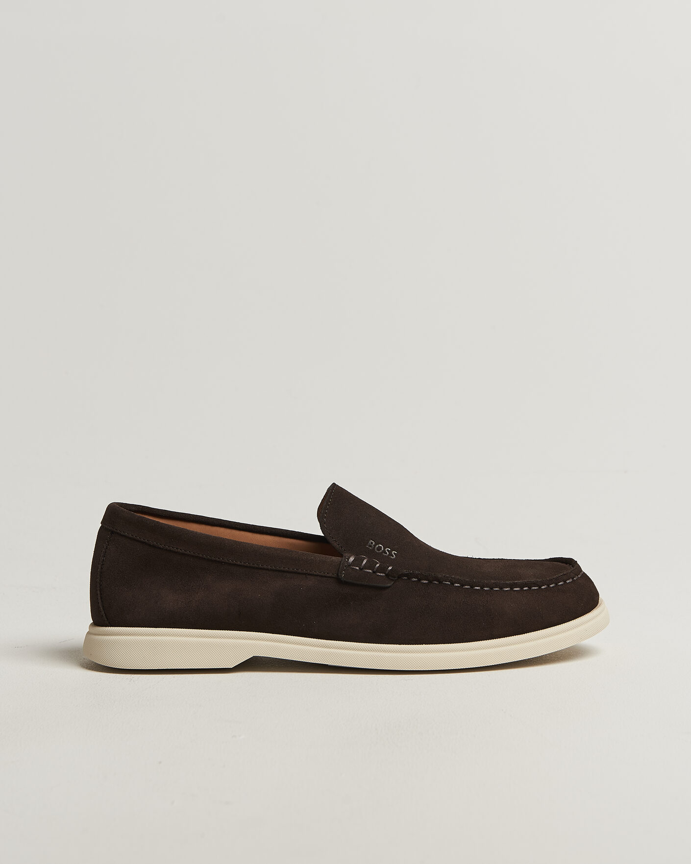 Mies | Loaferit | BOSS BLACK | Sienne Suede Loafer Dark Brown