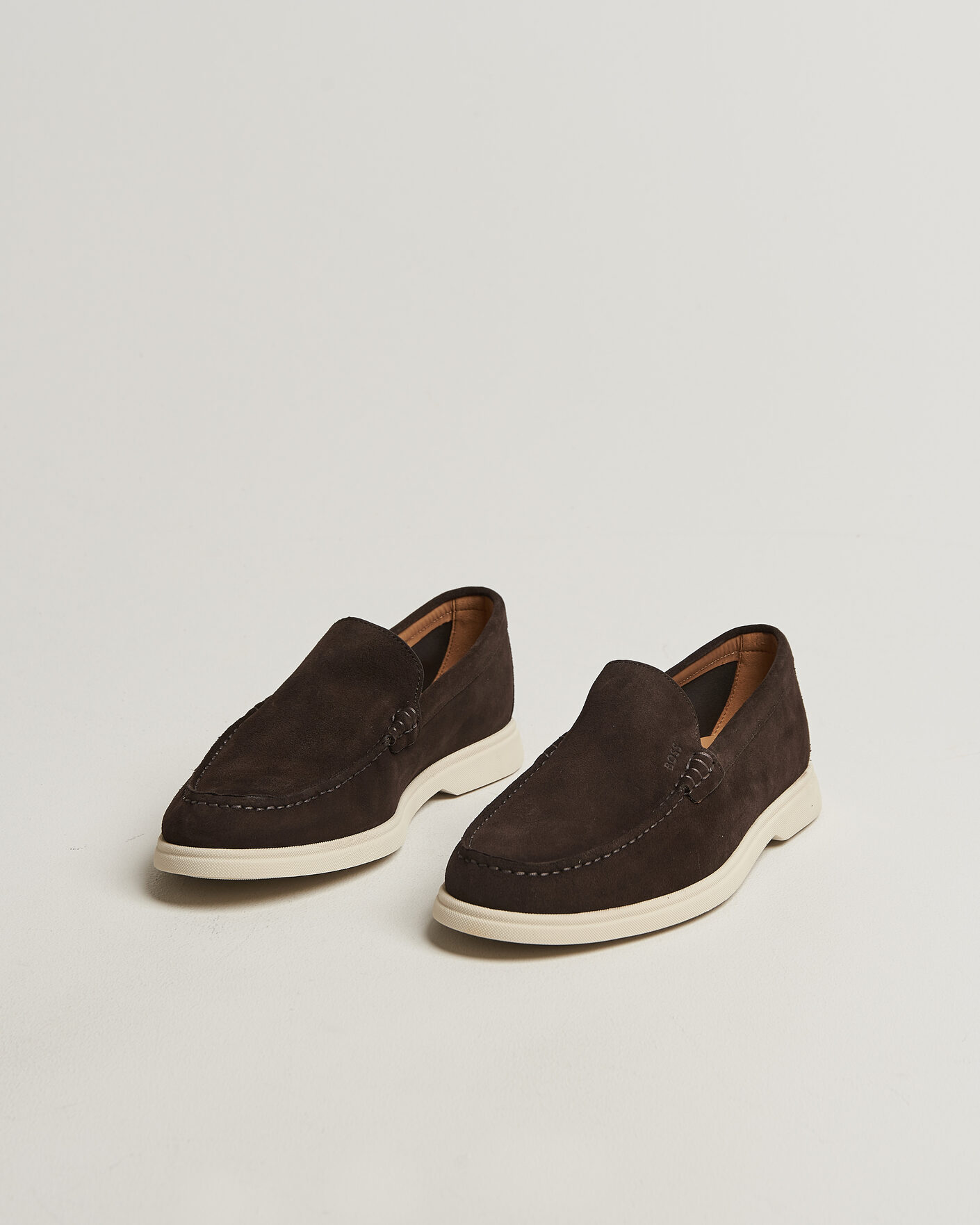 Mies | Loaferit | BOSS BLACK | Sienne Suede Loafer Dark Brown