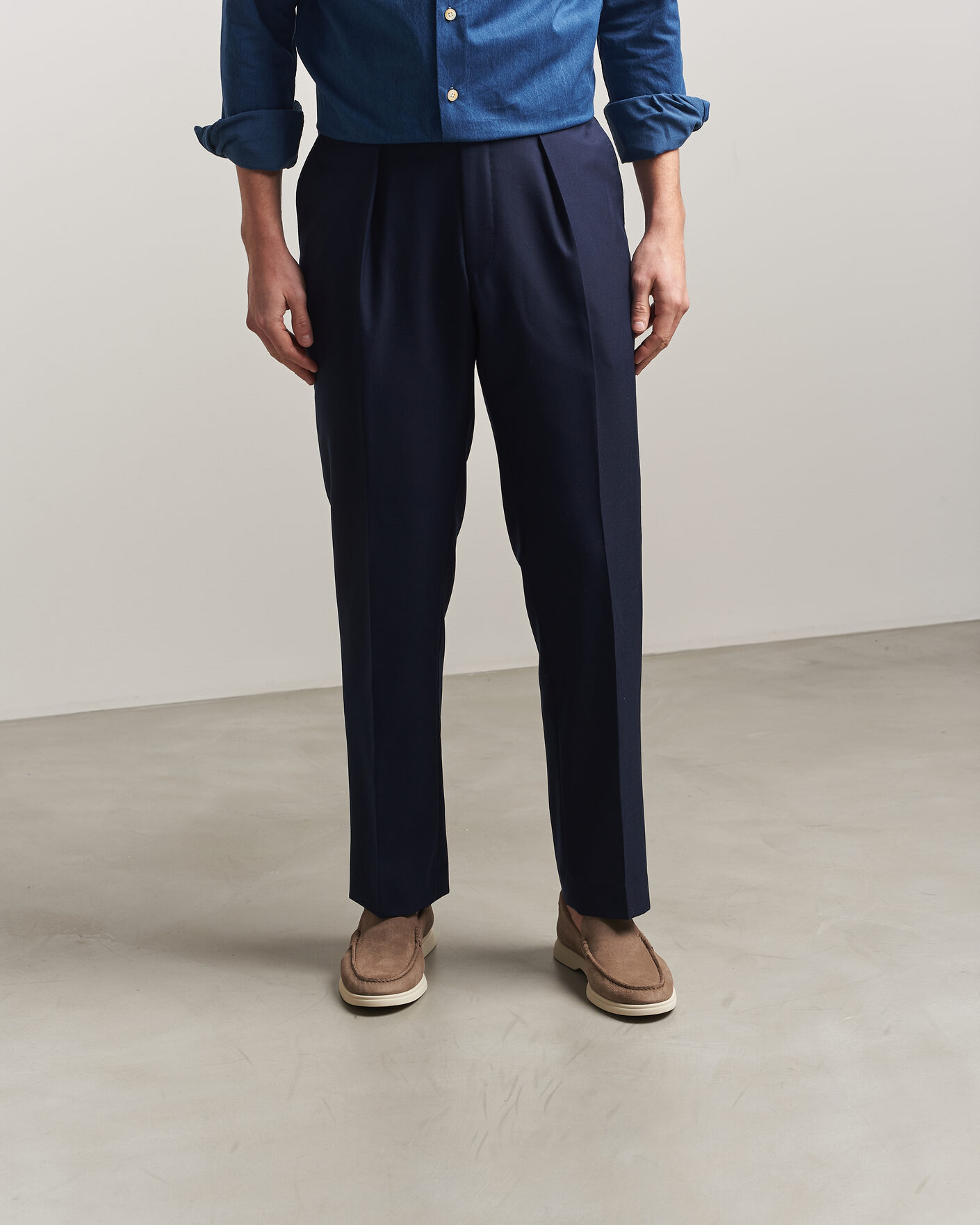 Mies | Loaferit | BOSS BLACK | Sienne Suede Loafer Medium Beige