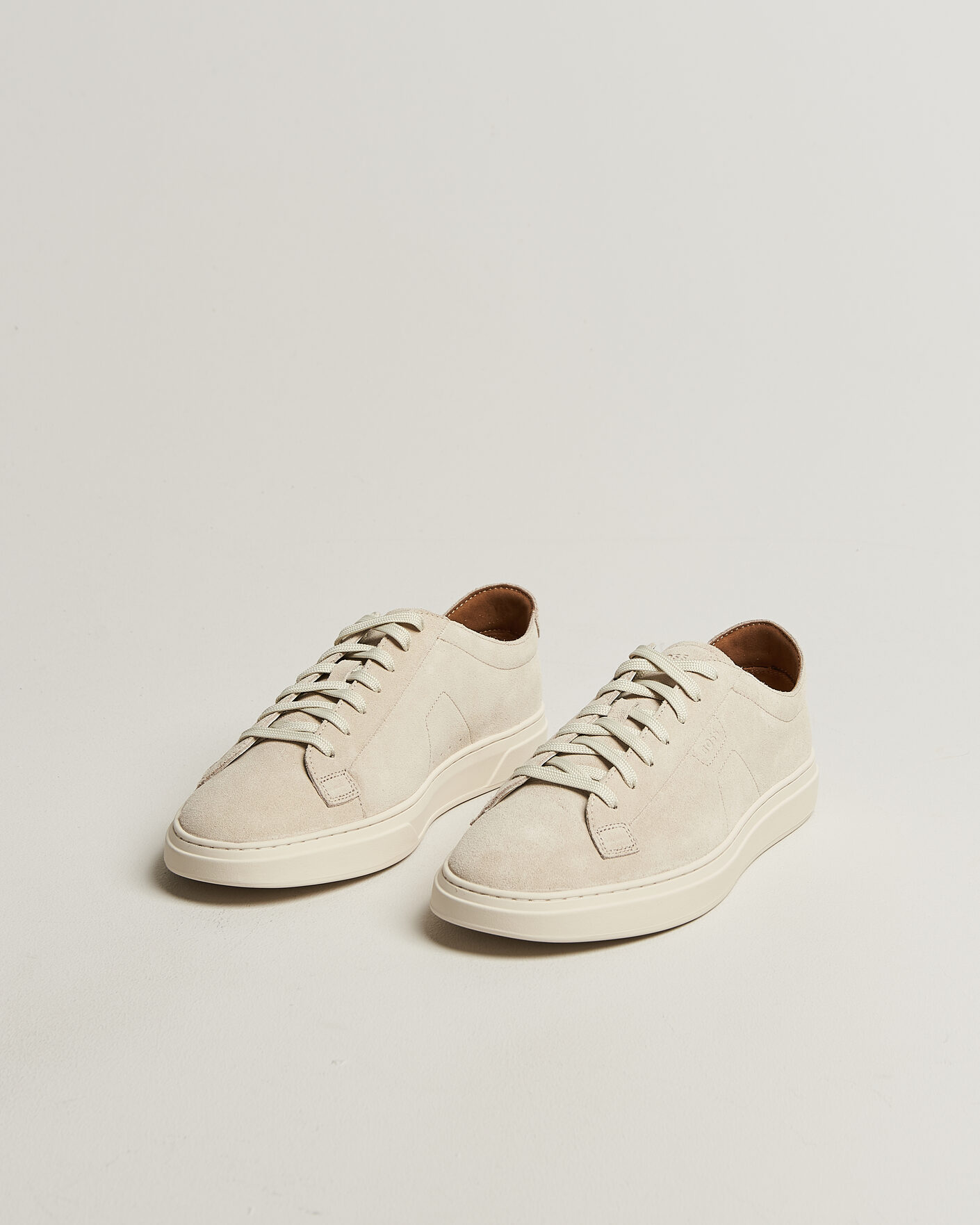 Mies | Tennarit | BOSS BLACK | Kieran Suede Sneaker Open White