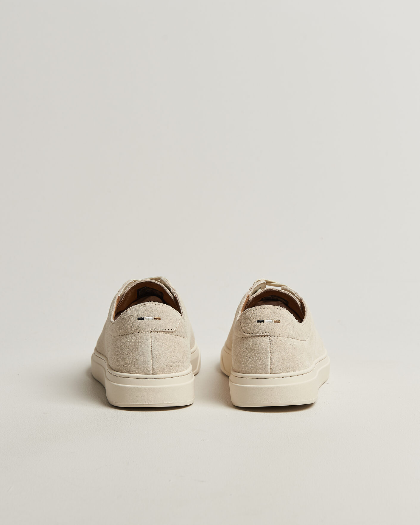 Mies | Tennarit | BOSS BLACK | Kieran Suede Sneaker Open White