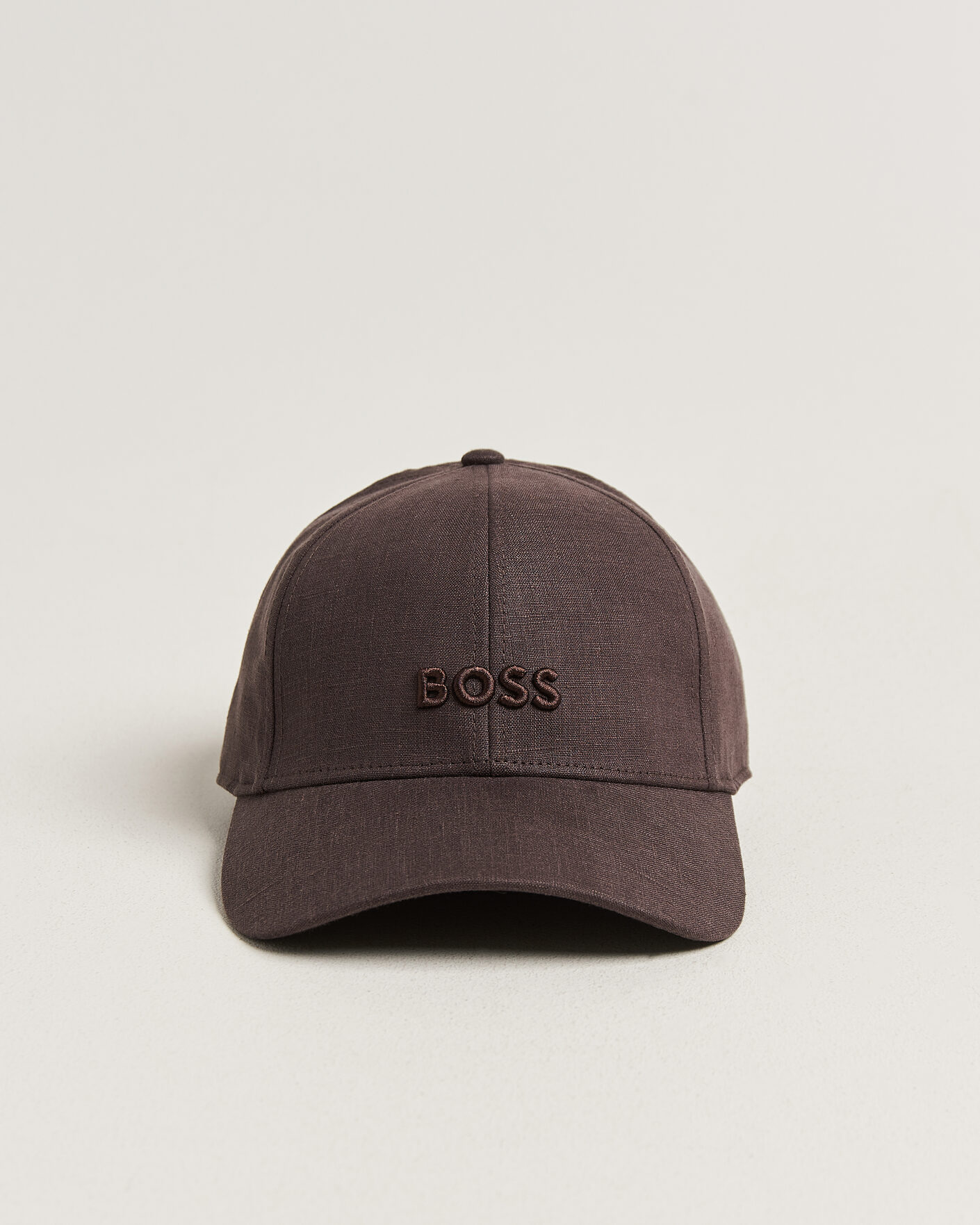 Mies | Päähineet | BOSS BLACK | Zed Linen Cap Dark Brown