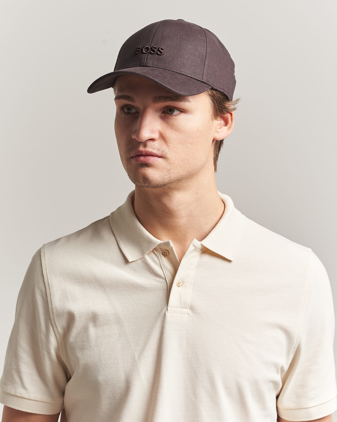 Mies | Päähineet | BOSS BLACK | Zed Linen Cap Dark Brown