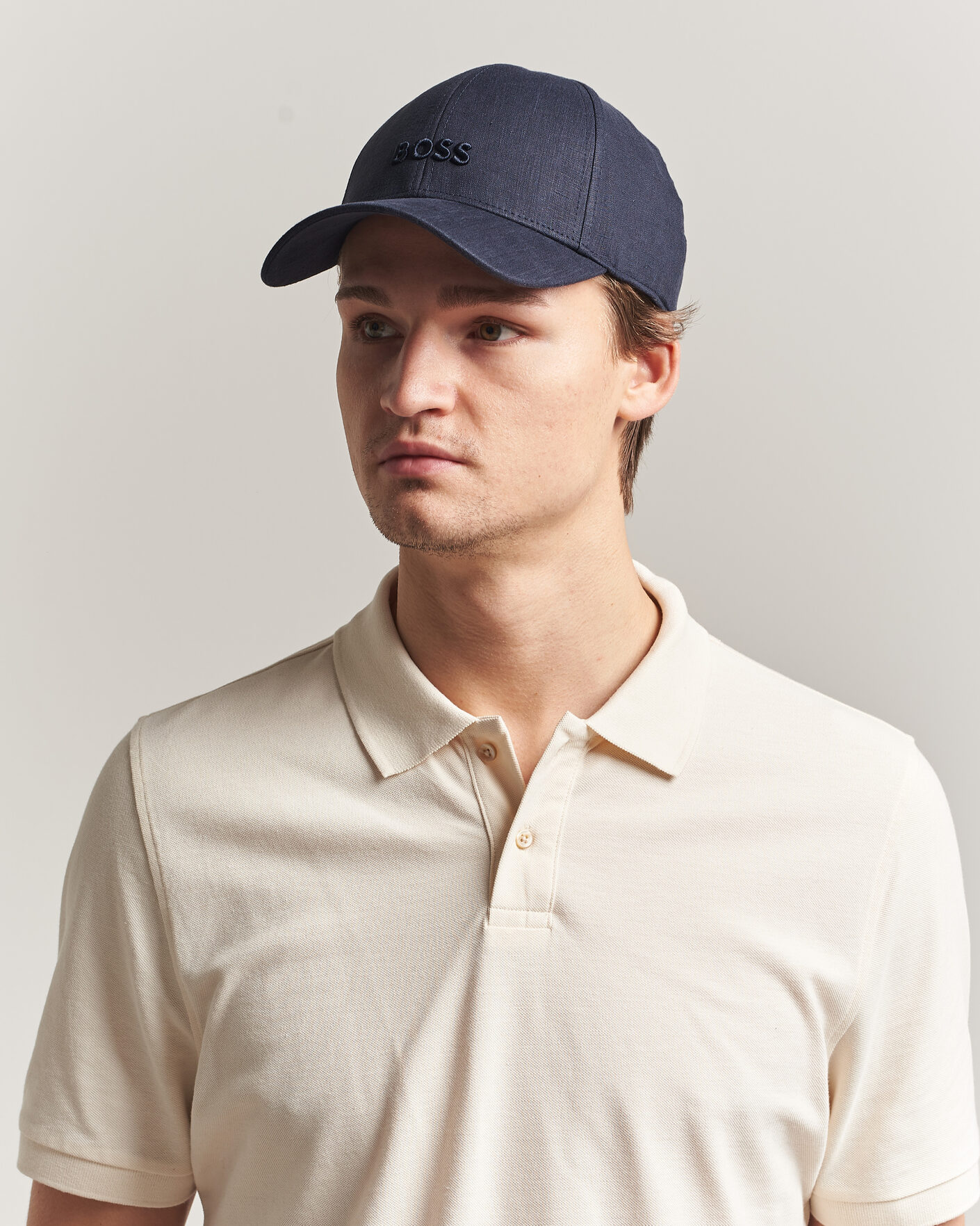 Mies | Päähineet | BOSS BLACK | Zed Linen Cap Dark Blue
