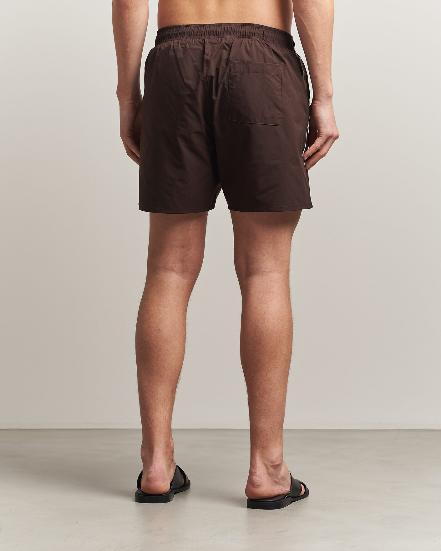 Mies | Uimahousut | BOSS BLACK | Iconic Swimshorts Dark Brown