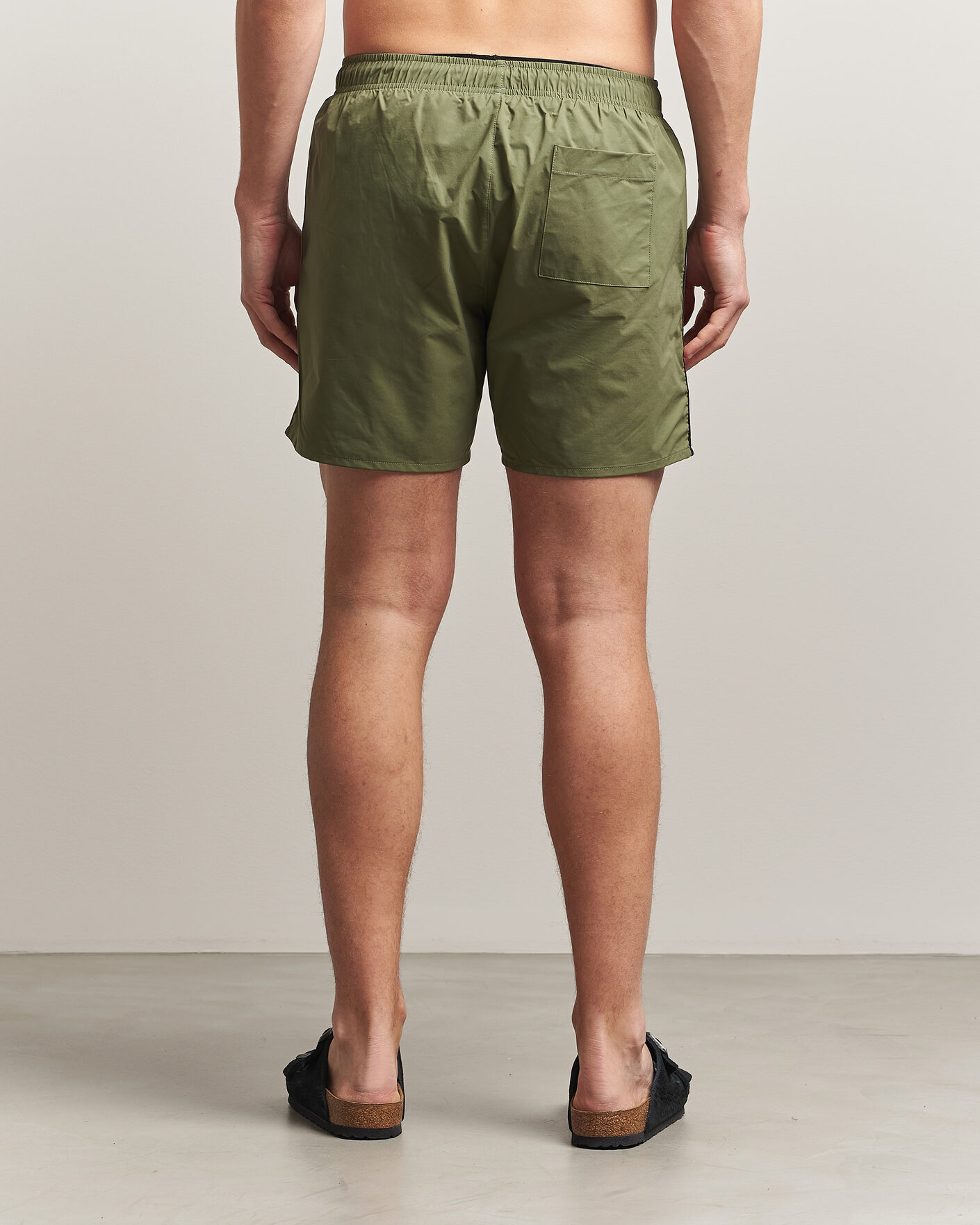 Mies | Uimahousut | BOSS BLACK | Iconic Swimshorts Open Green