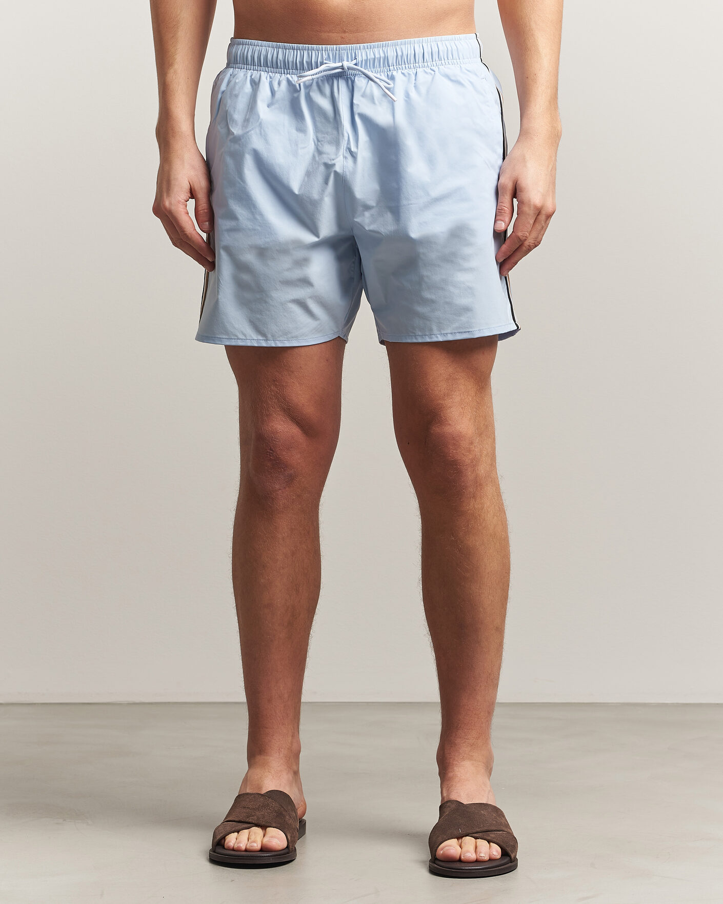 Mies | Uimahousut | BOSS BLACK | Iconic Swimshorts Light Blue