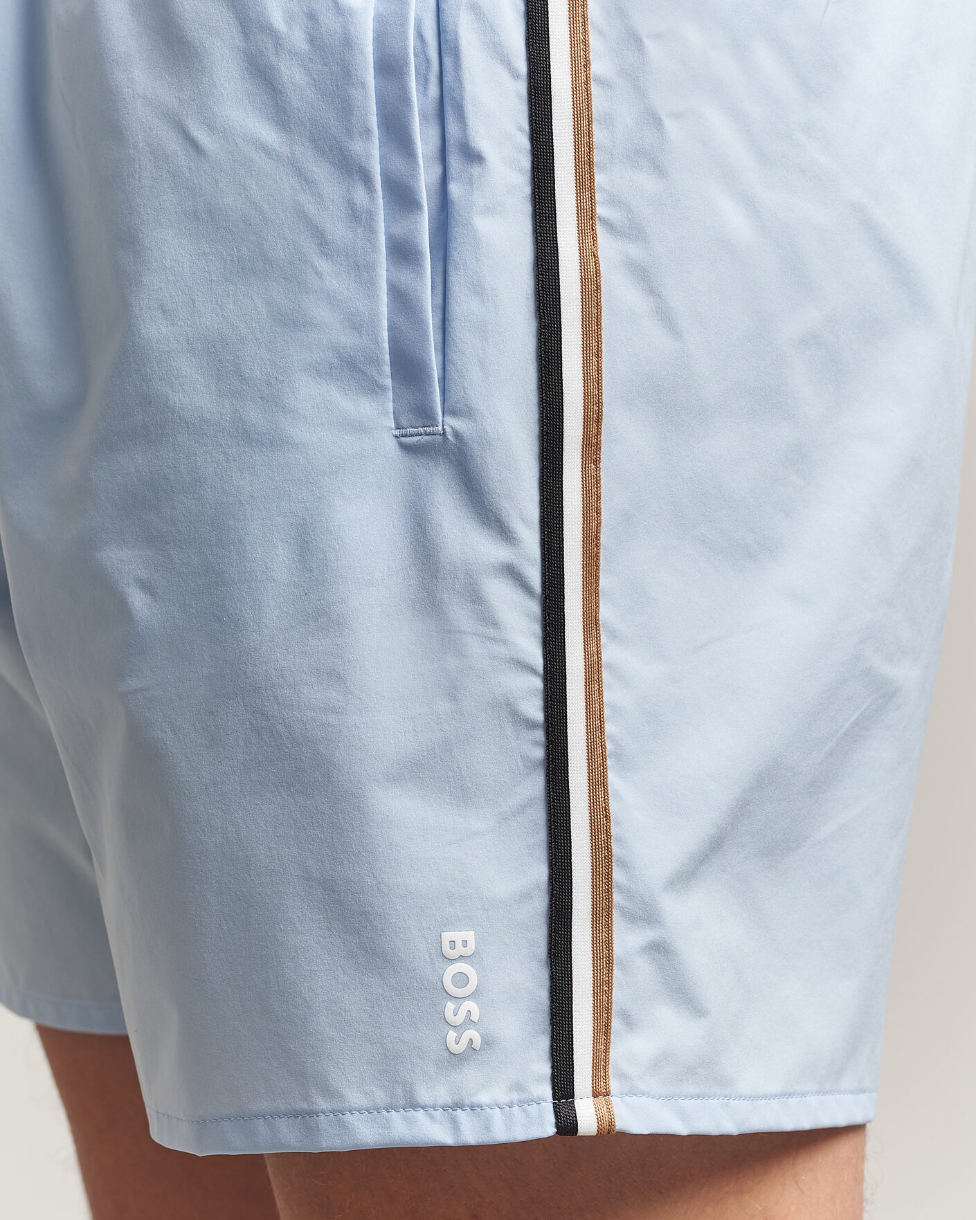 Mies | Uimahousut | BOSS BLACK | Iconic Swimshorts Light Blue