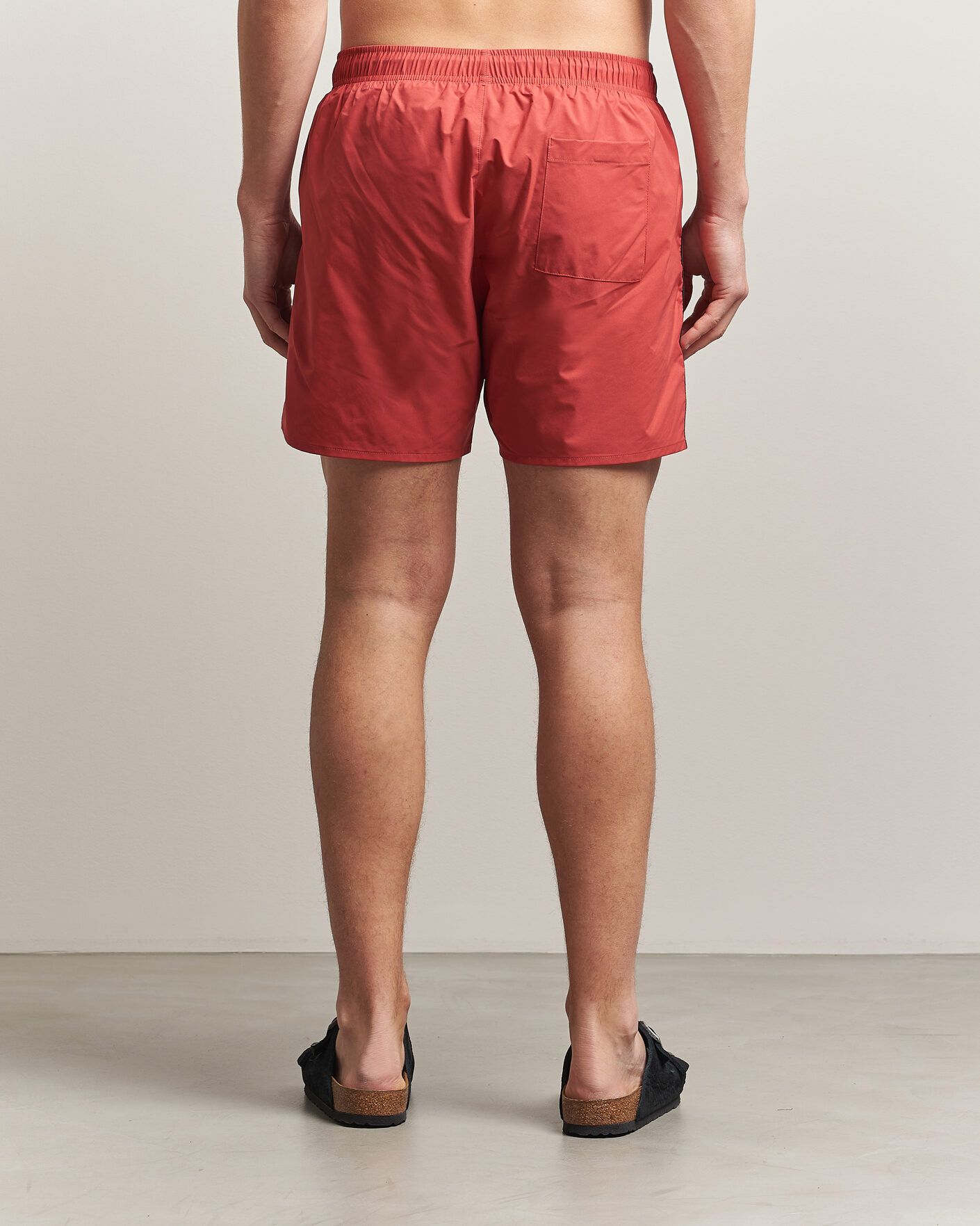 Mies | Uimahousut | BOSS BLACK | Iconic Swimshorts Dark Red