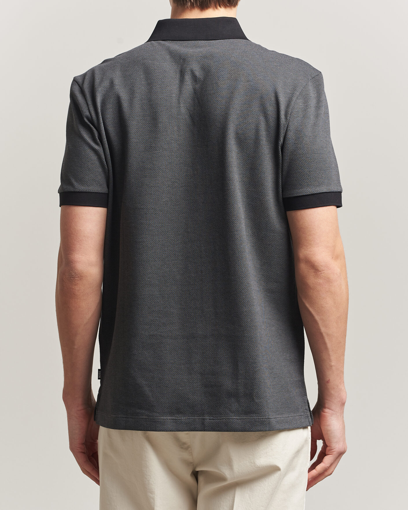 Mies | Pikeet | BOSS BLACK | Parlay Jersey Polo Black