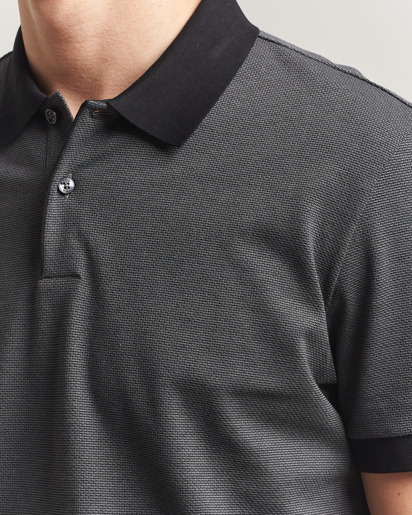 Mies | Pikeet | BOSS BLACK | Parlay Jersey Polo Black