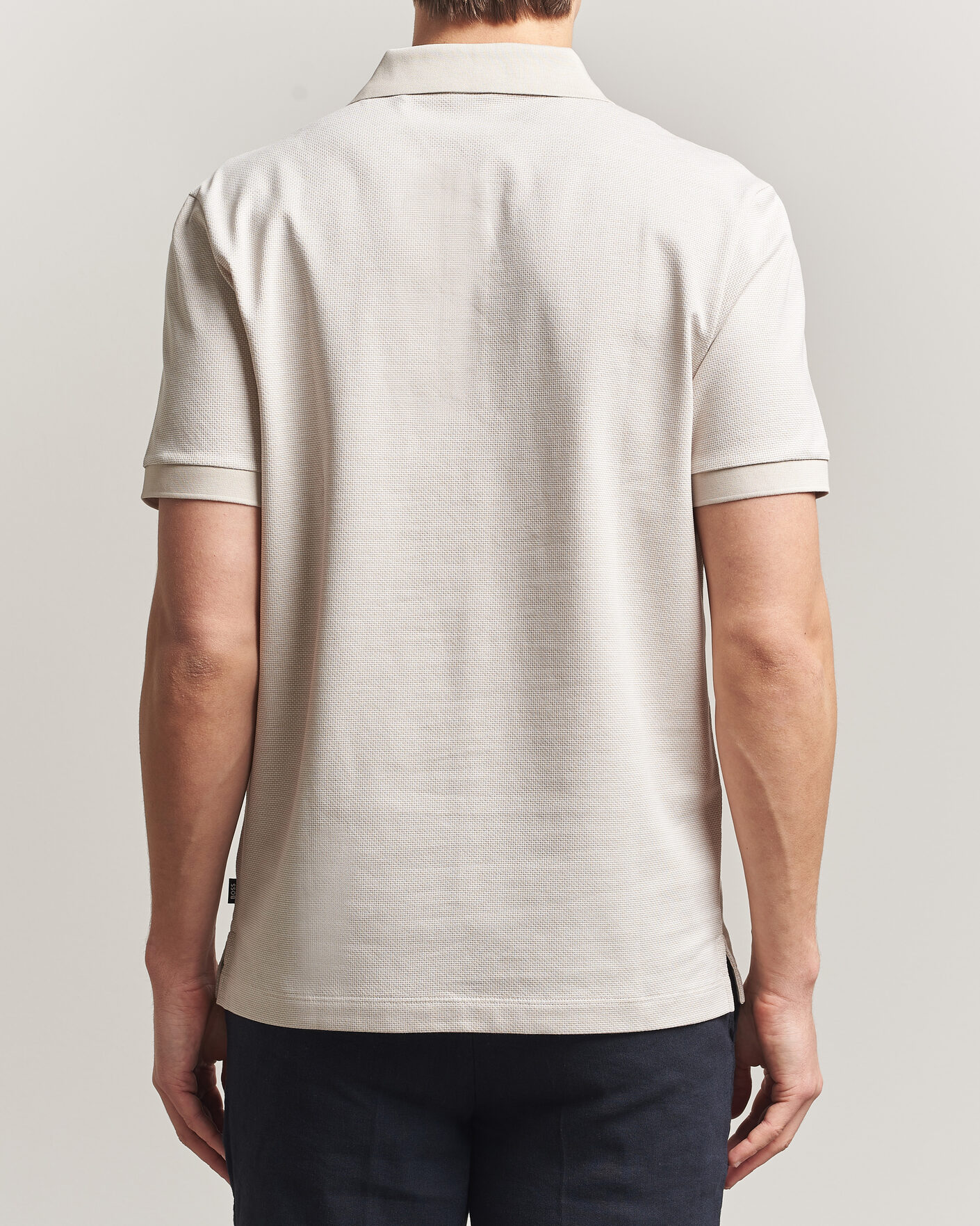 Mies | Pikeet | BOSS BLACK | Parlay Jersey Polo Open Beige