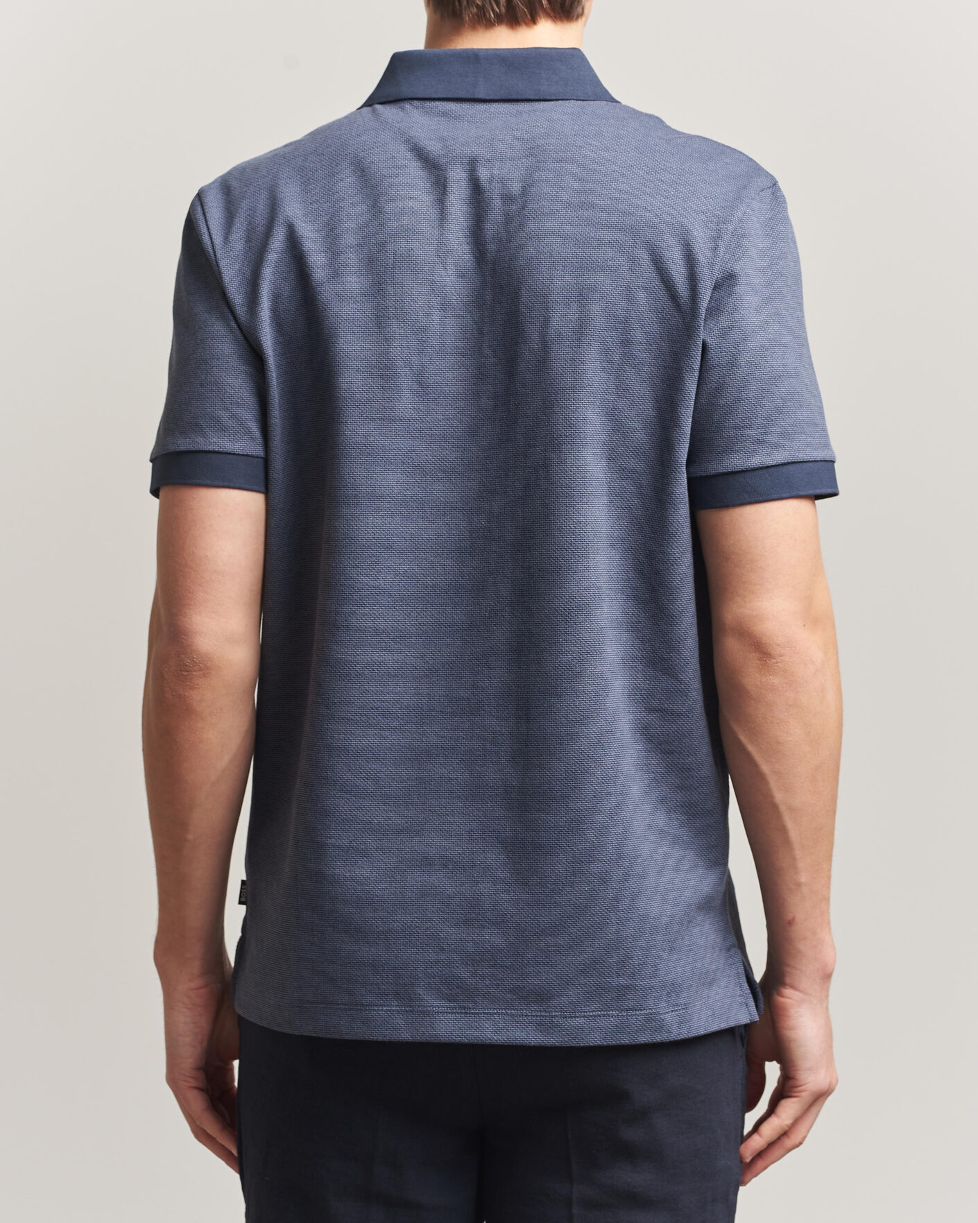 Mies | Pikeet | BOSS BLACK | Parlay Jersey Polo Dark Blue