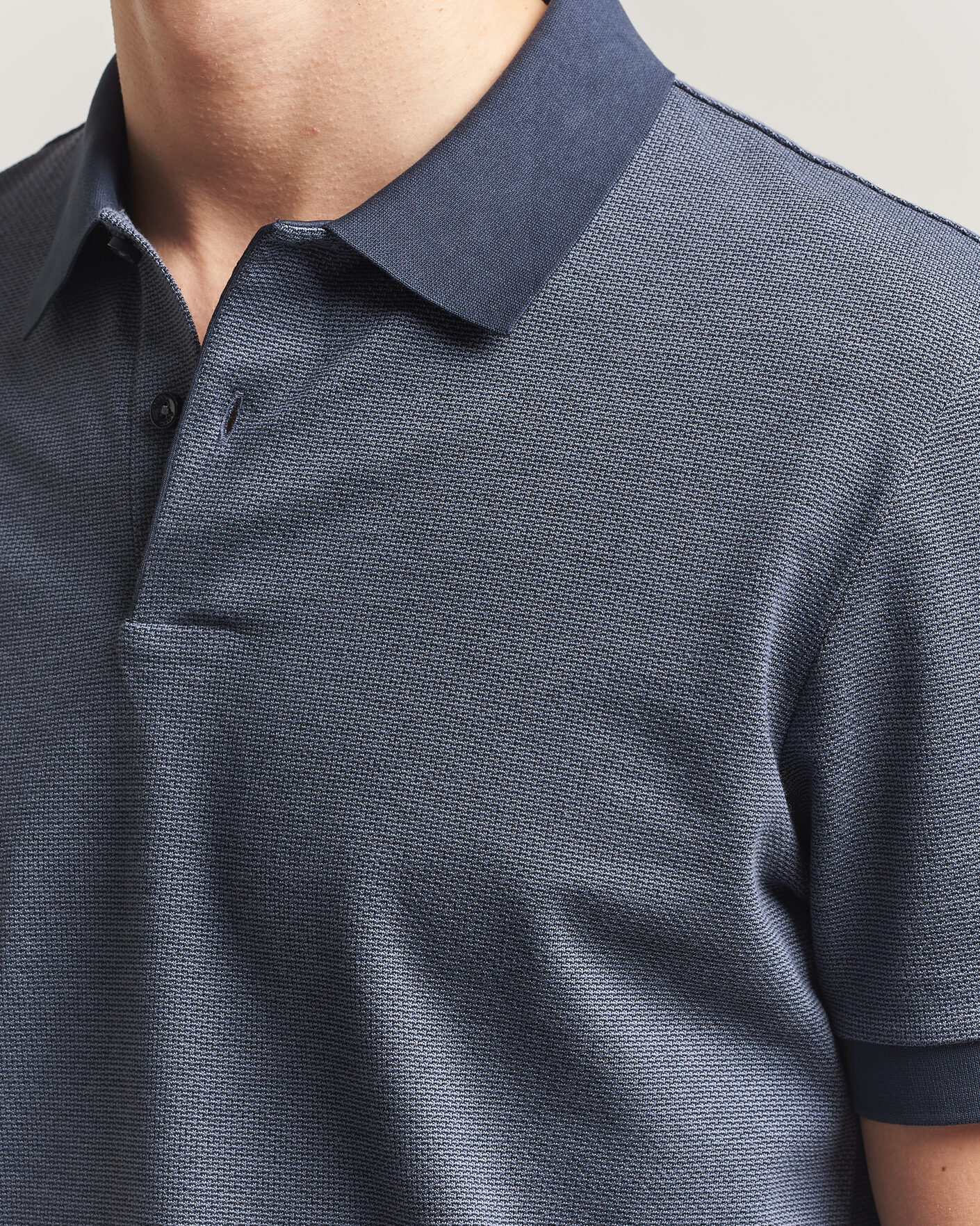 Mies | Pikeet | BOSS BLACK | Parlay Jersey Polo Dark Blue