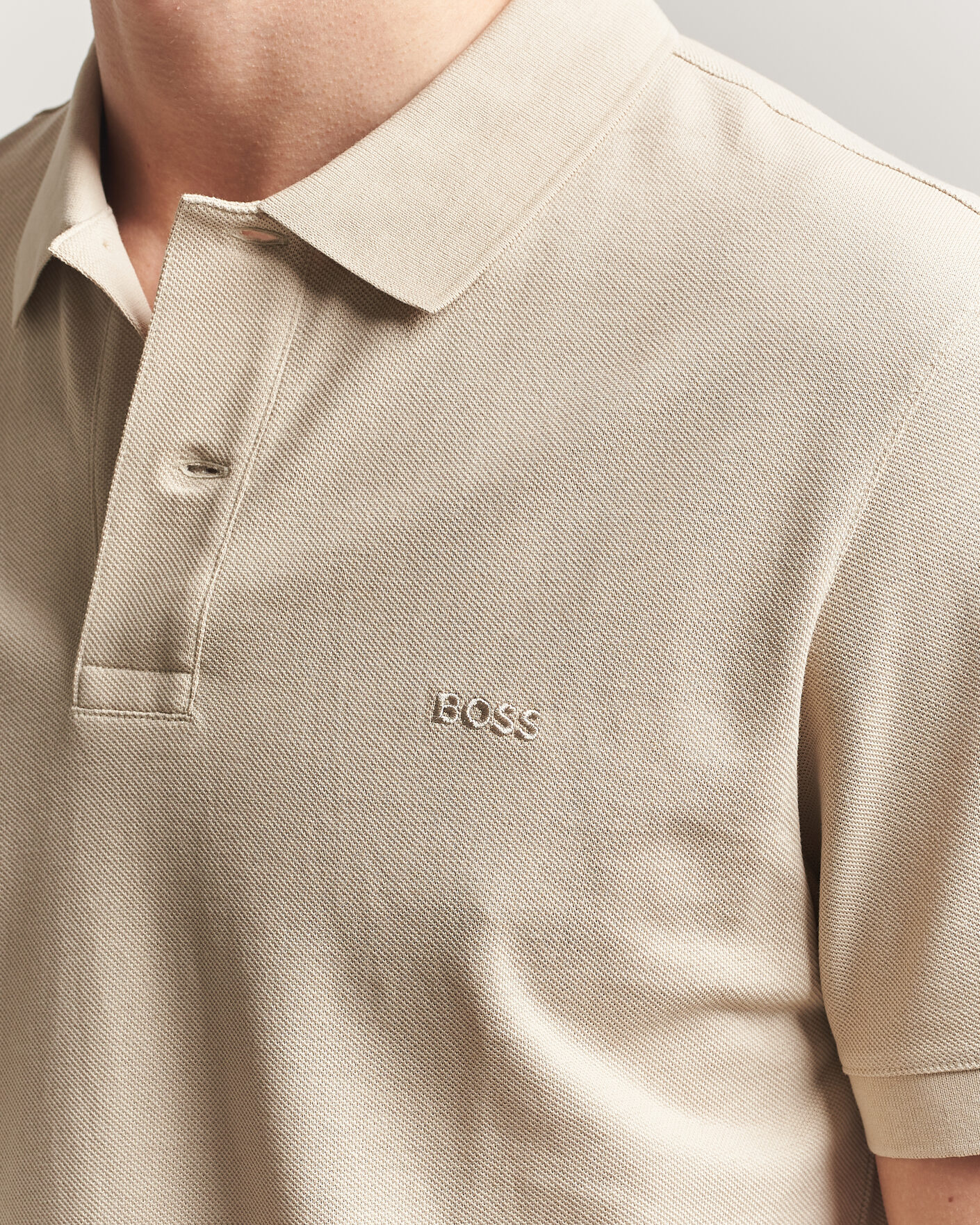 Mies | Pikeet | BOSS BLACK | Pallas Polo Open Beige