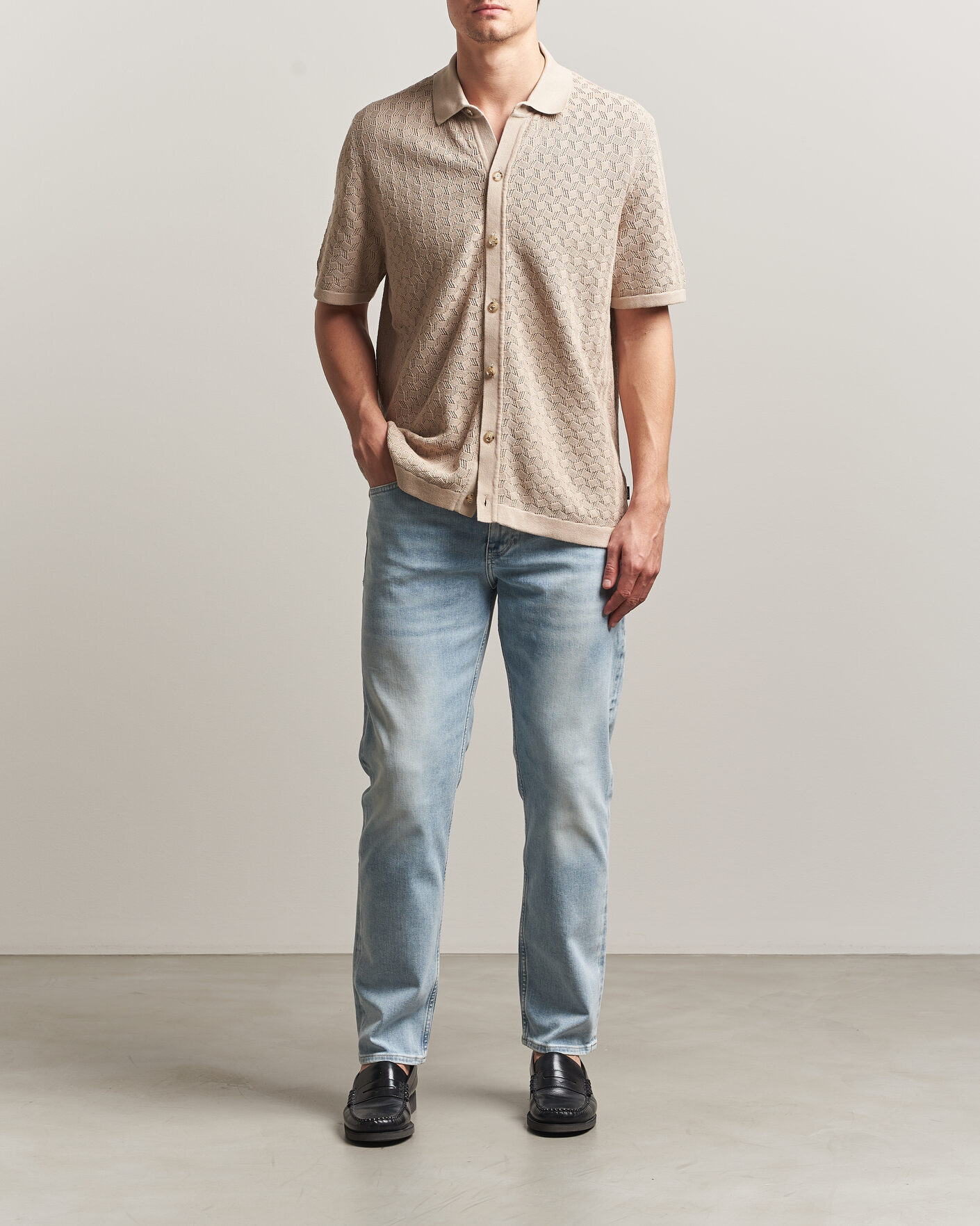 Mies | Farkut | BOSS BLACK | Ogden Jeans Light Blue