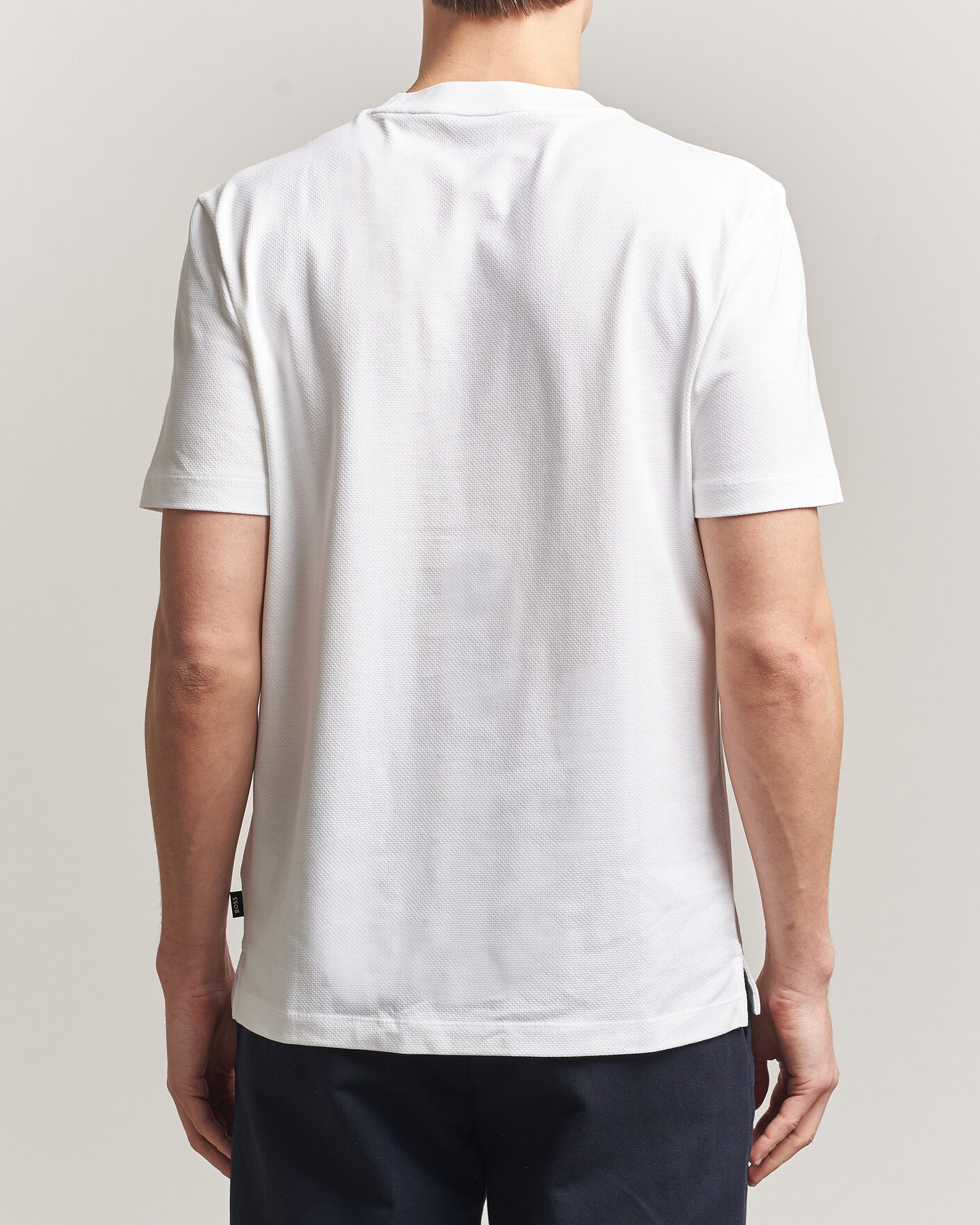 Mies | T-paidat | BOSS BLACK | Thompson Structured T-Shirt White