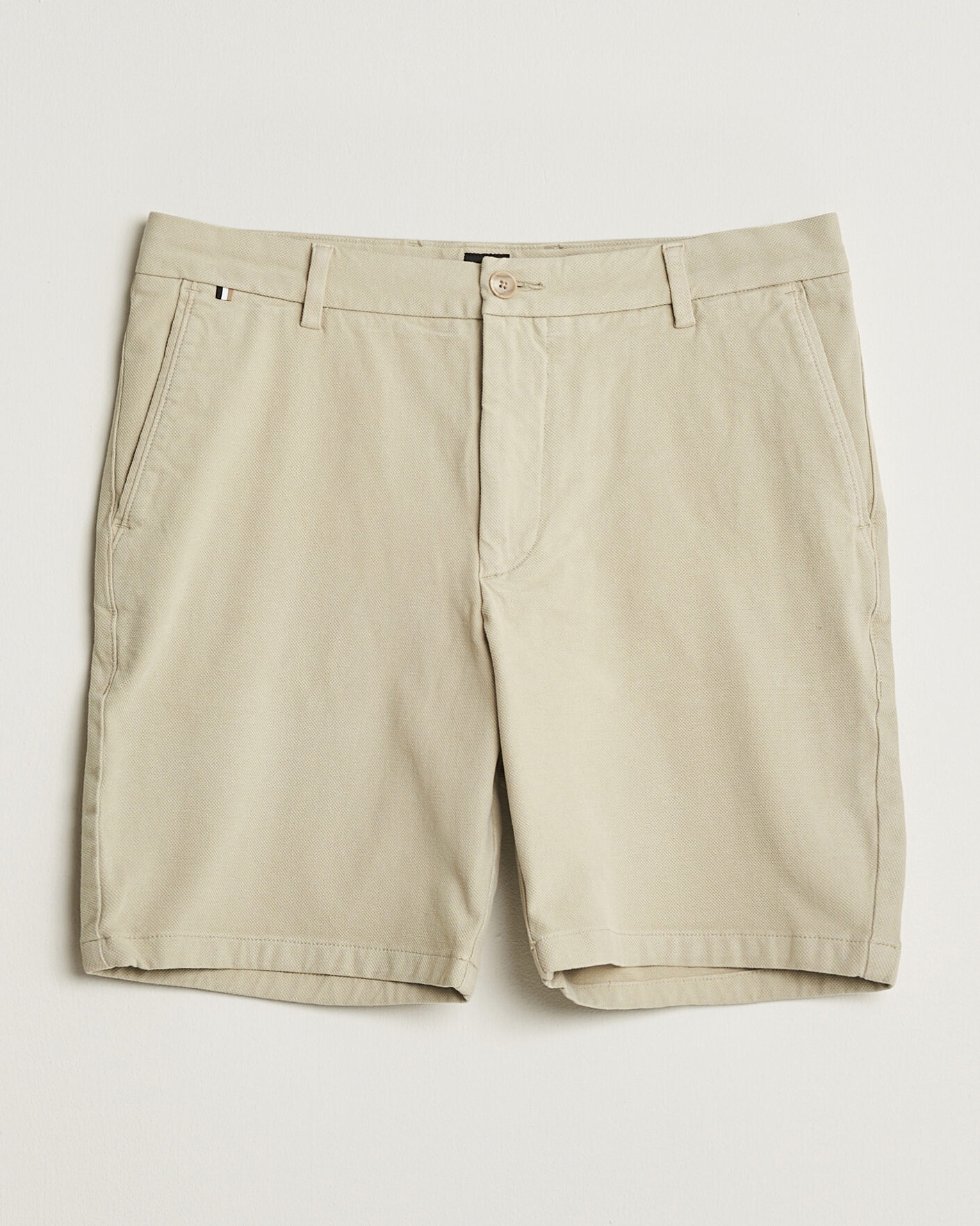 Mies | Shortsit | BOSS BLACK | Kane Cotton Chino Shorts Open Beige