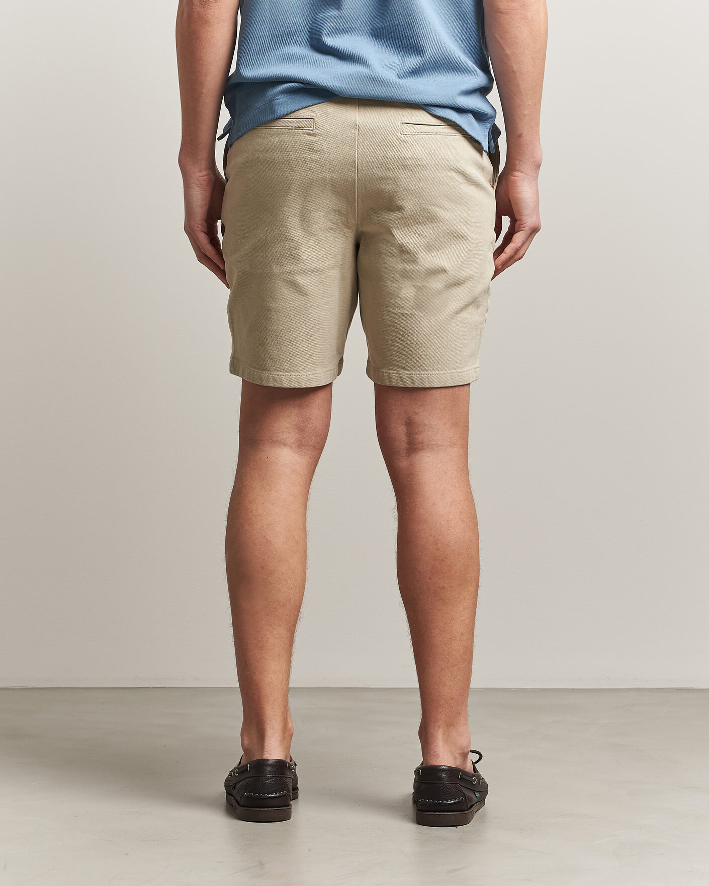 Mies | Shortsit | BOSS BLACK | Kane Cotton Chino Shorts Open Beige