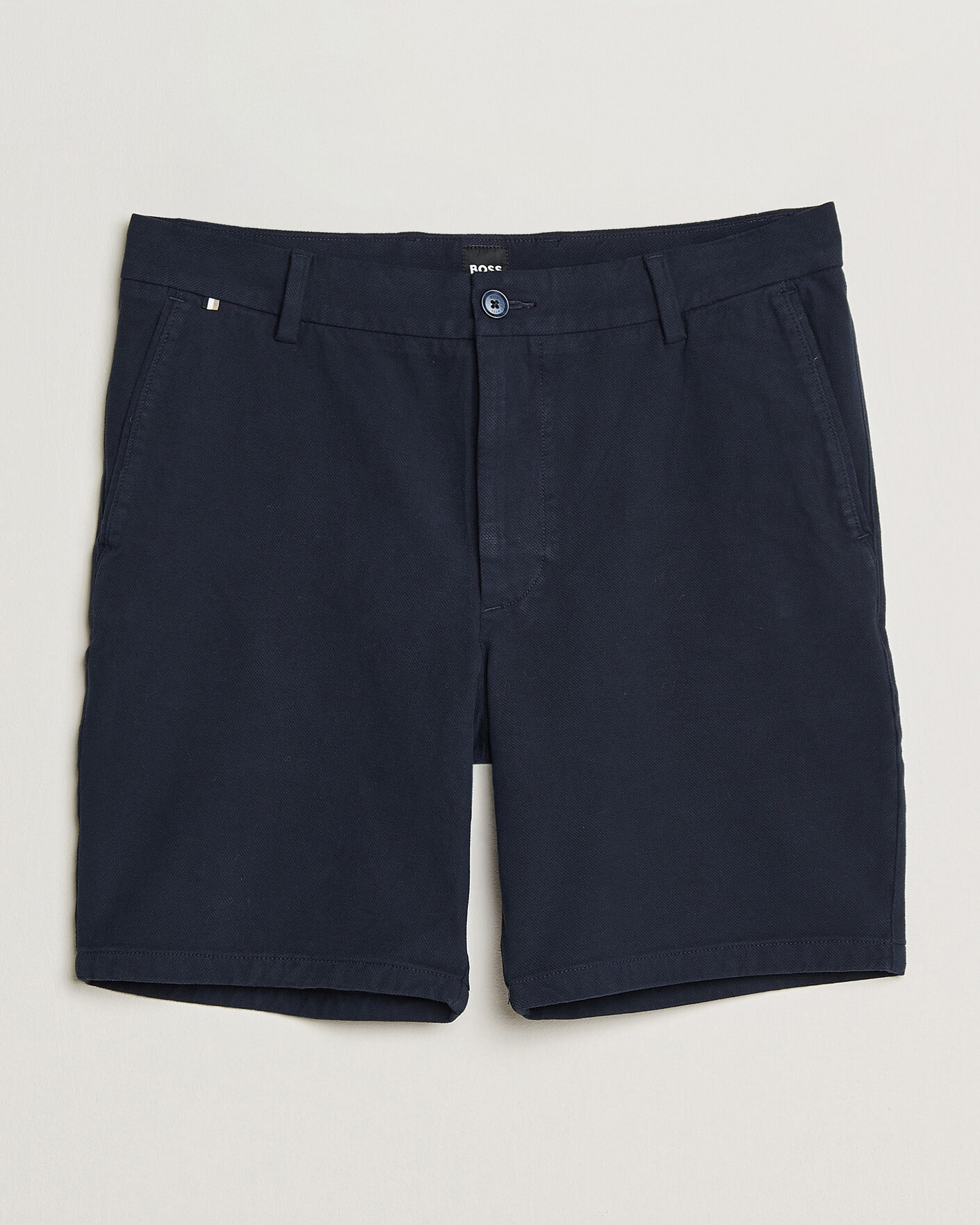 Mies | Shortsit | BOSS BLACK | Kane Cotton Chino Shorts Dark Blue