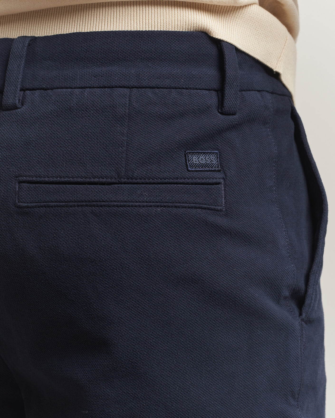 Mies | Shortsit | BOSS BLACK | Kane Cotton Chino Shorts Dark Blue