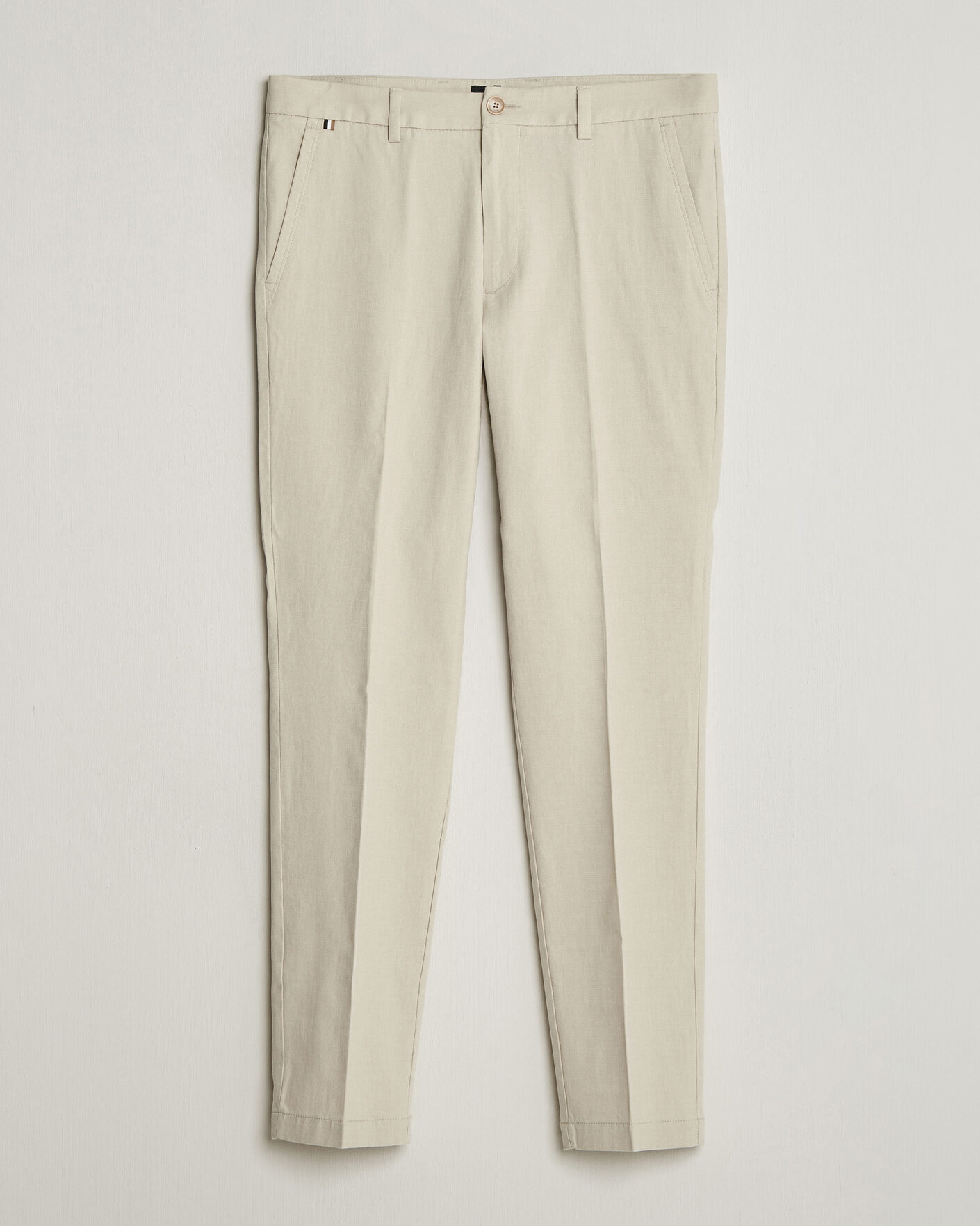 Mies | Housut | BOSS BLACK | Kaiton Structured Chinos Open Beige