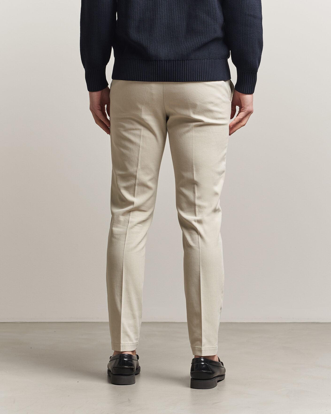 Mies | Housut | BOSS BLACK | Kaiton Structured Chinos Open Beige