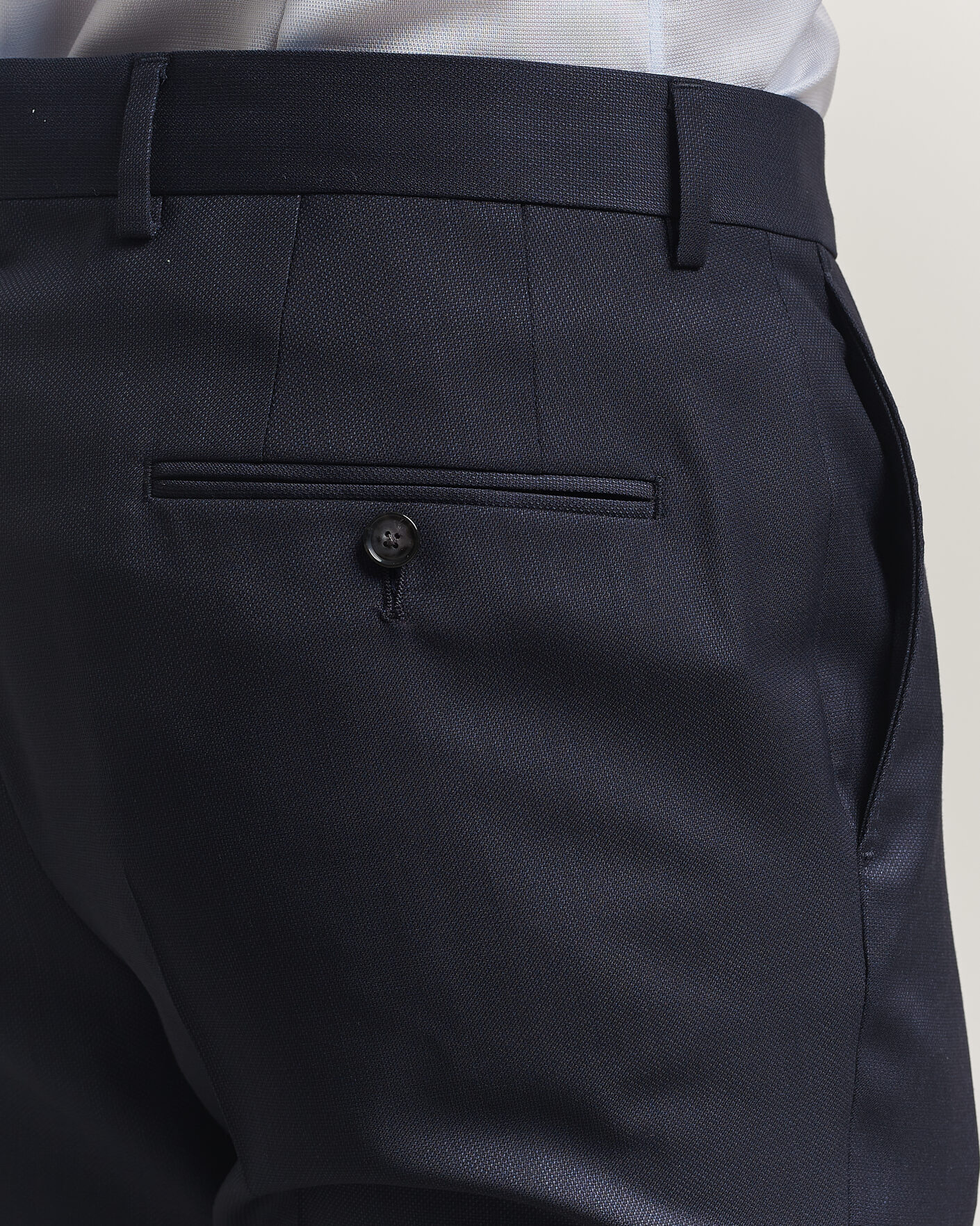 Mies | Puvut | BOSS BLACK | Huge Wool Double Breasted Suit Dark Blue